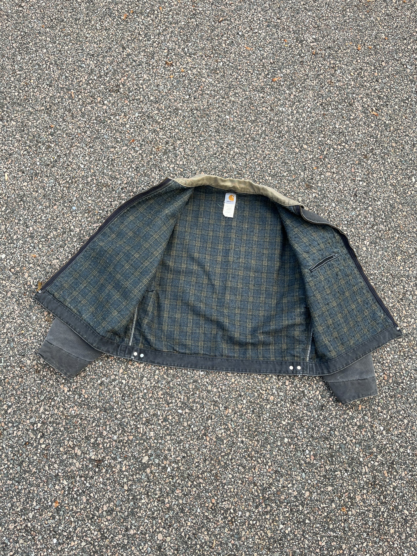 褪色汽油蓝色 Carhartt 底特律夹克 - 2XL