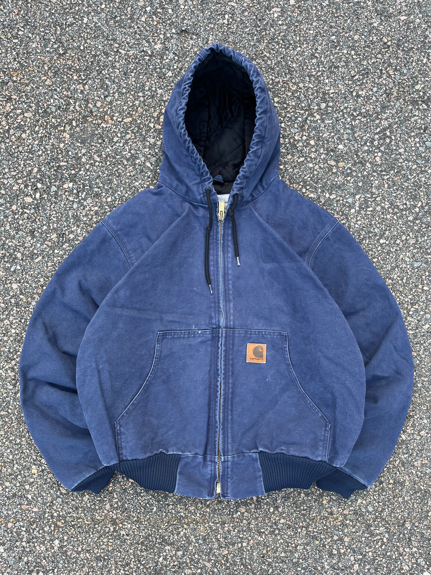 Faded Blue Carhartt Active Jacket - Boxy M-L