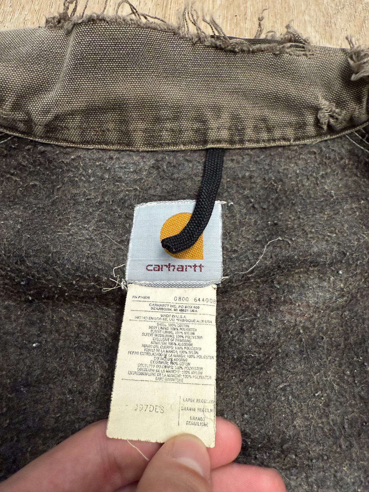 Faded Desert Sand Carhartt Detroit Jacket - Large