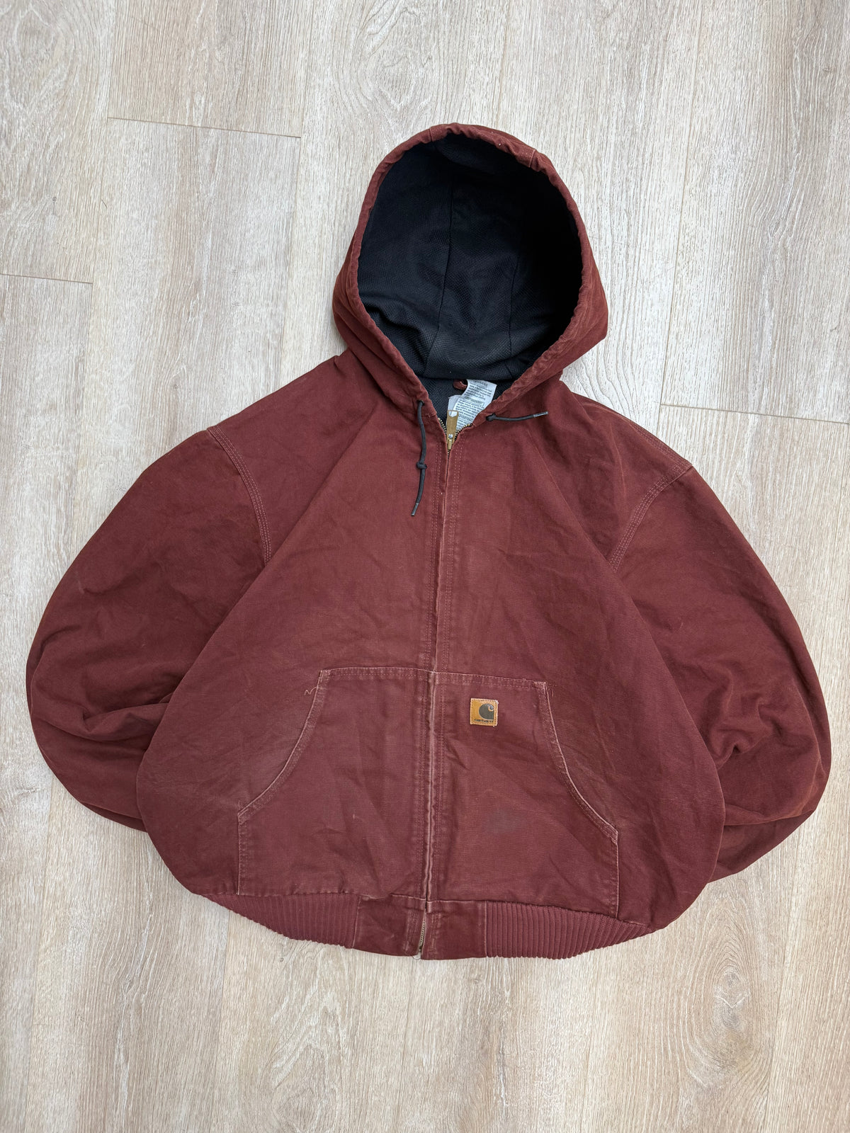 Faded Clay Red Carhartt Active Jacket - XL