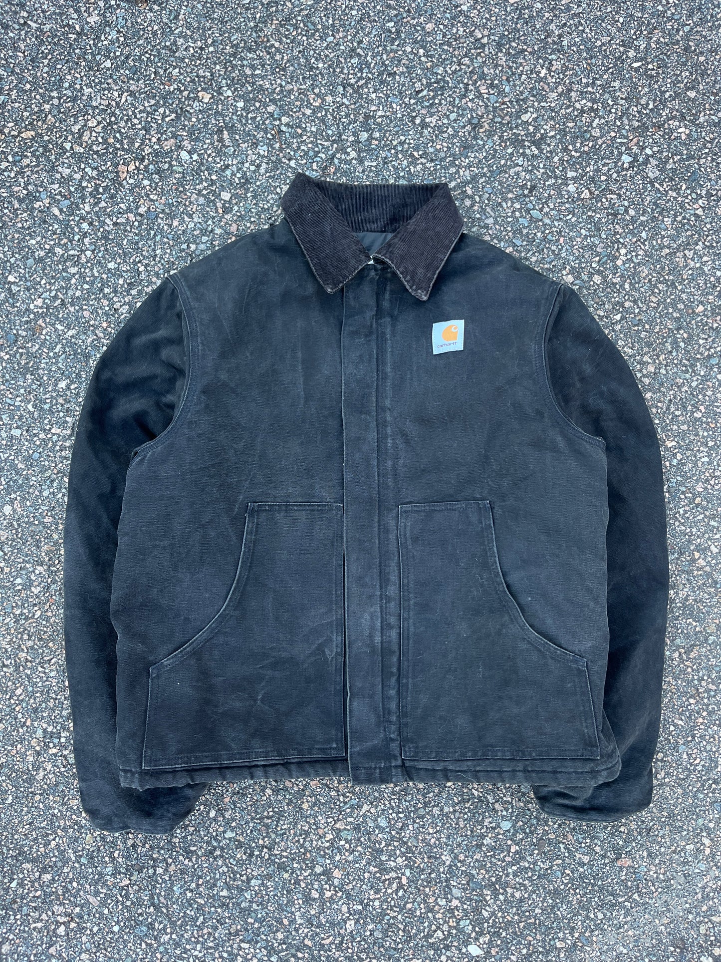 Faded Black Carhartt Arctic Jacket - Large