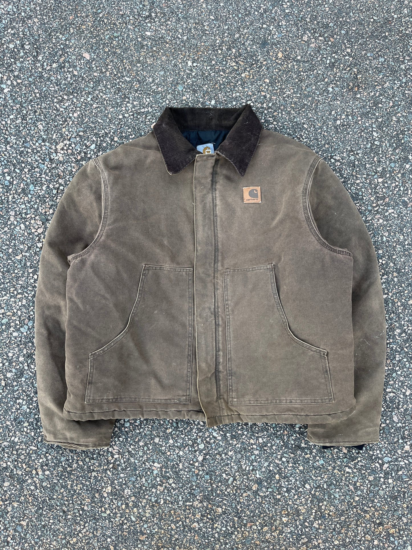 Faded Chestnut Brown Carhartt Arctic Jacket - Boxy Large