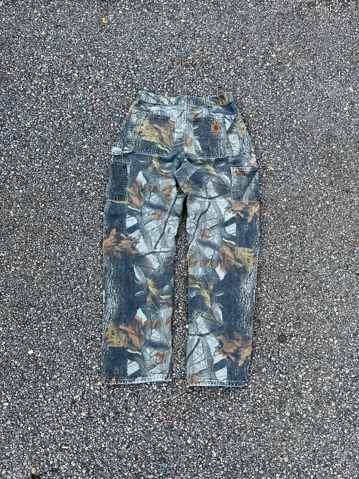 褪色 Realtree Carhartt 木匠裤 - 30 x 32