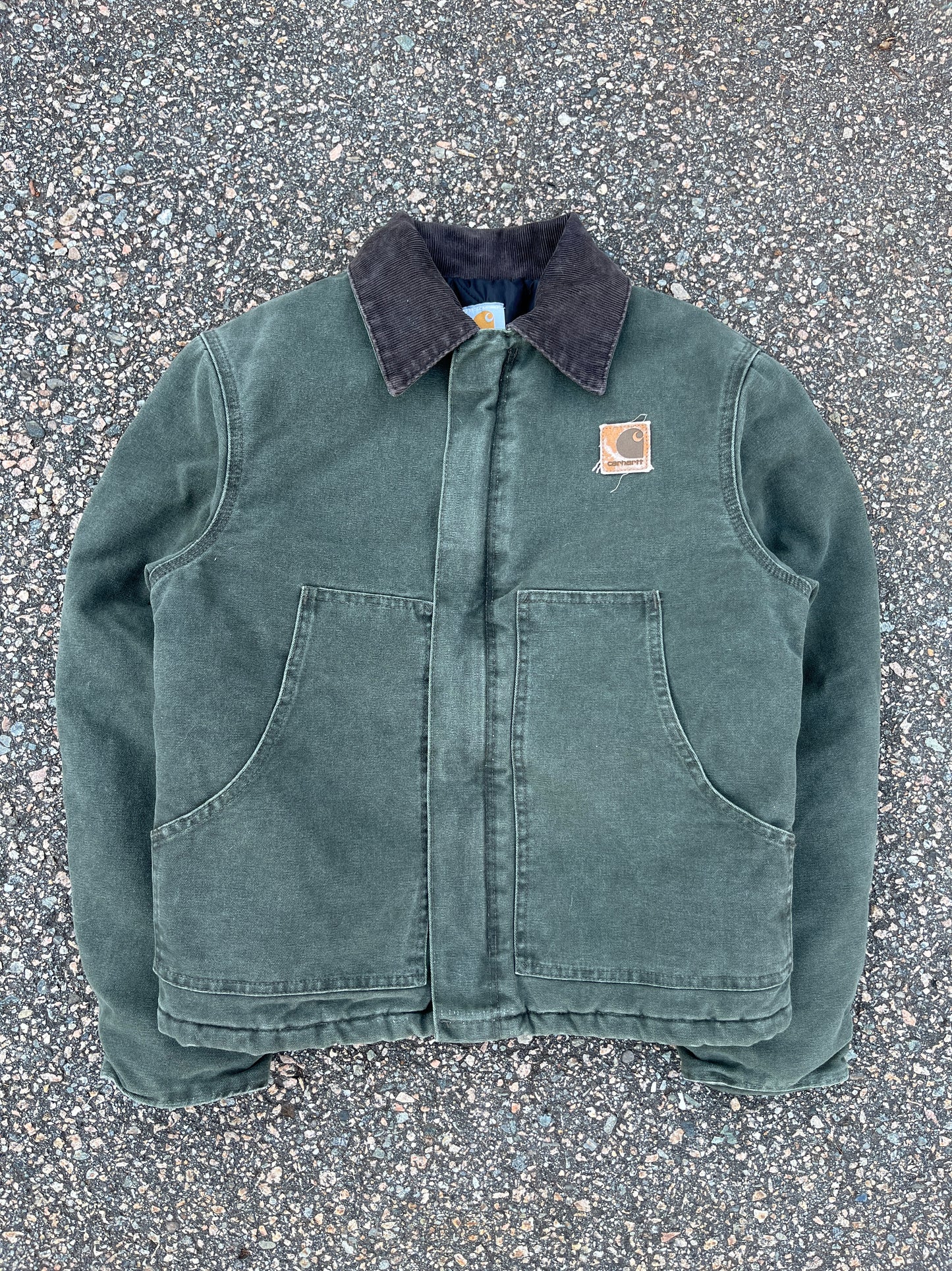 Faded Olive Green Carhartt Arctic Jacket - Small