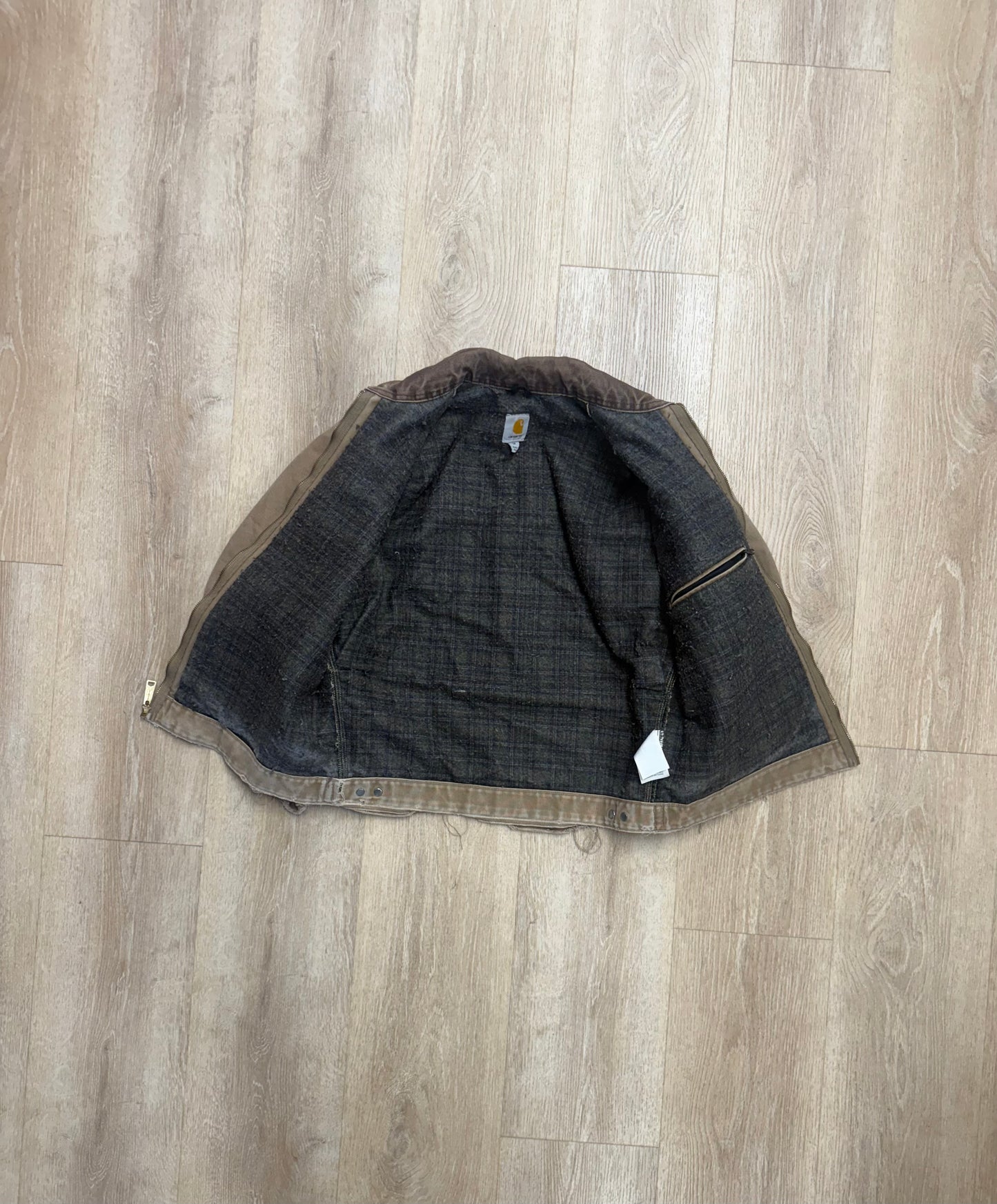 Faded Brown Carhartt Detroit Jacket - Medium