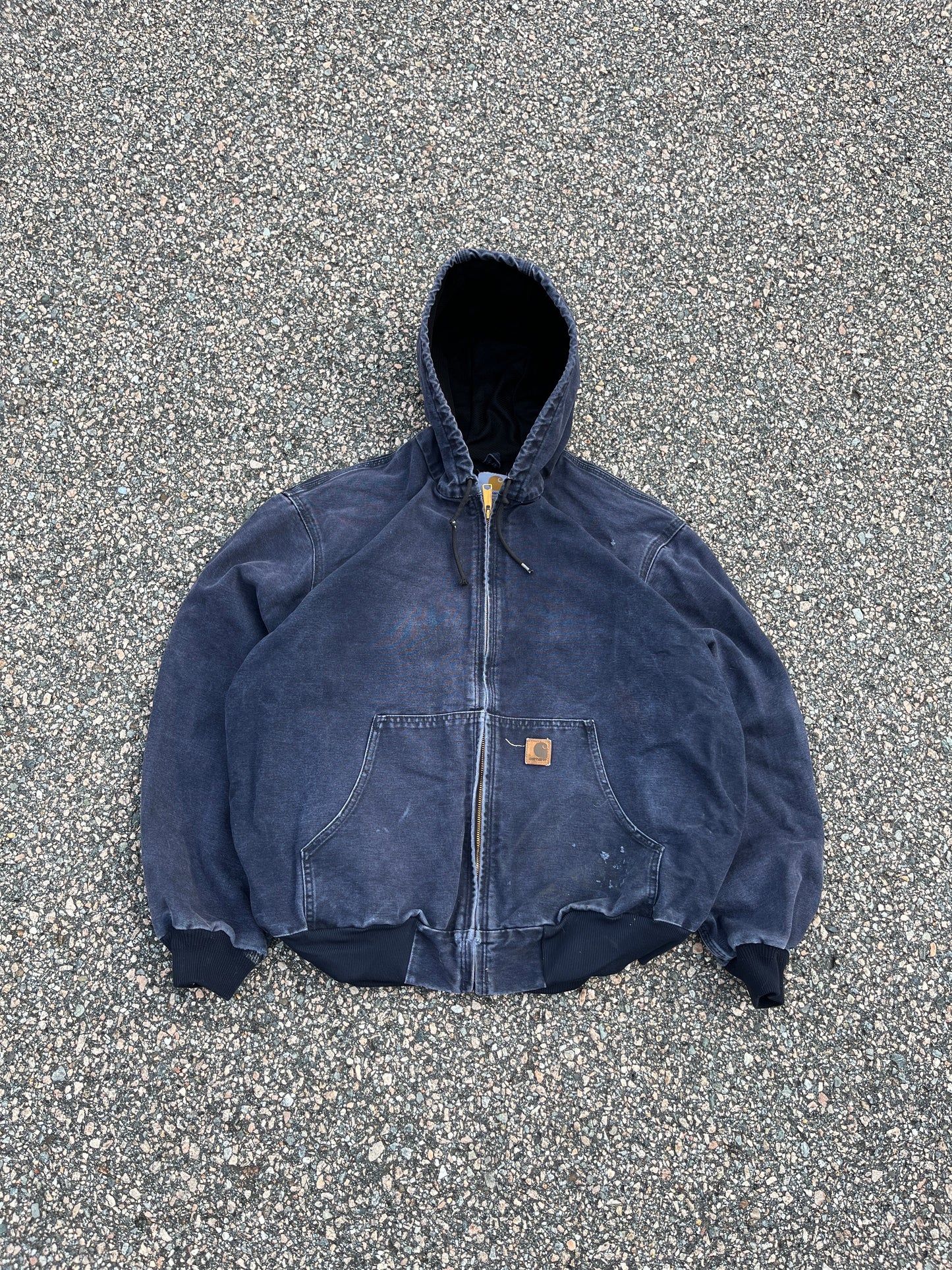 Faded Midnight Blue Carhartt Active Jacket - Boxy L-XL