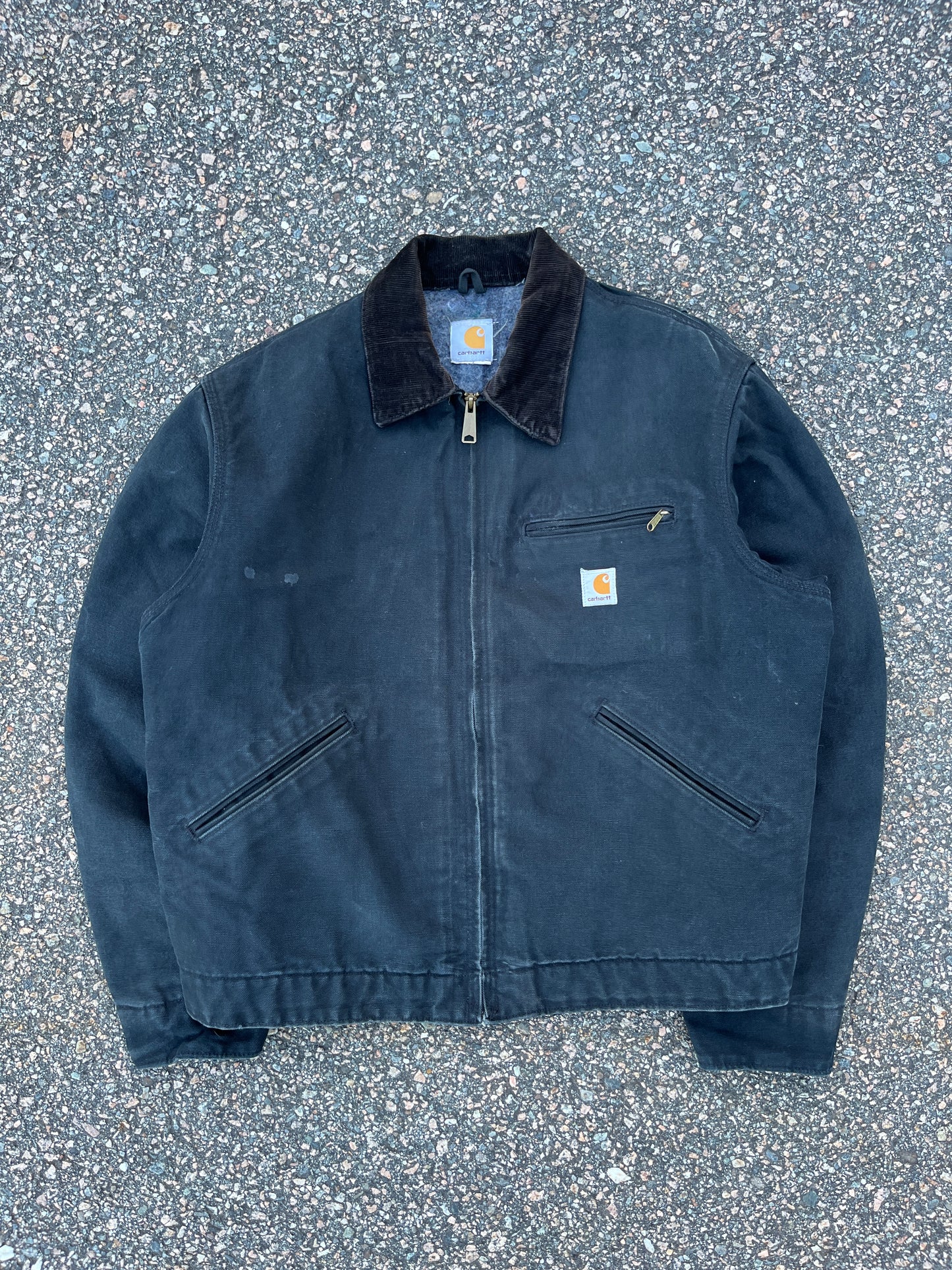 褪色黑色 Carhartt Detroit 夹克 - Boxy ML