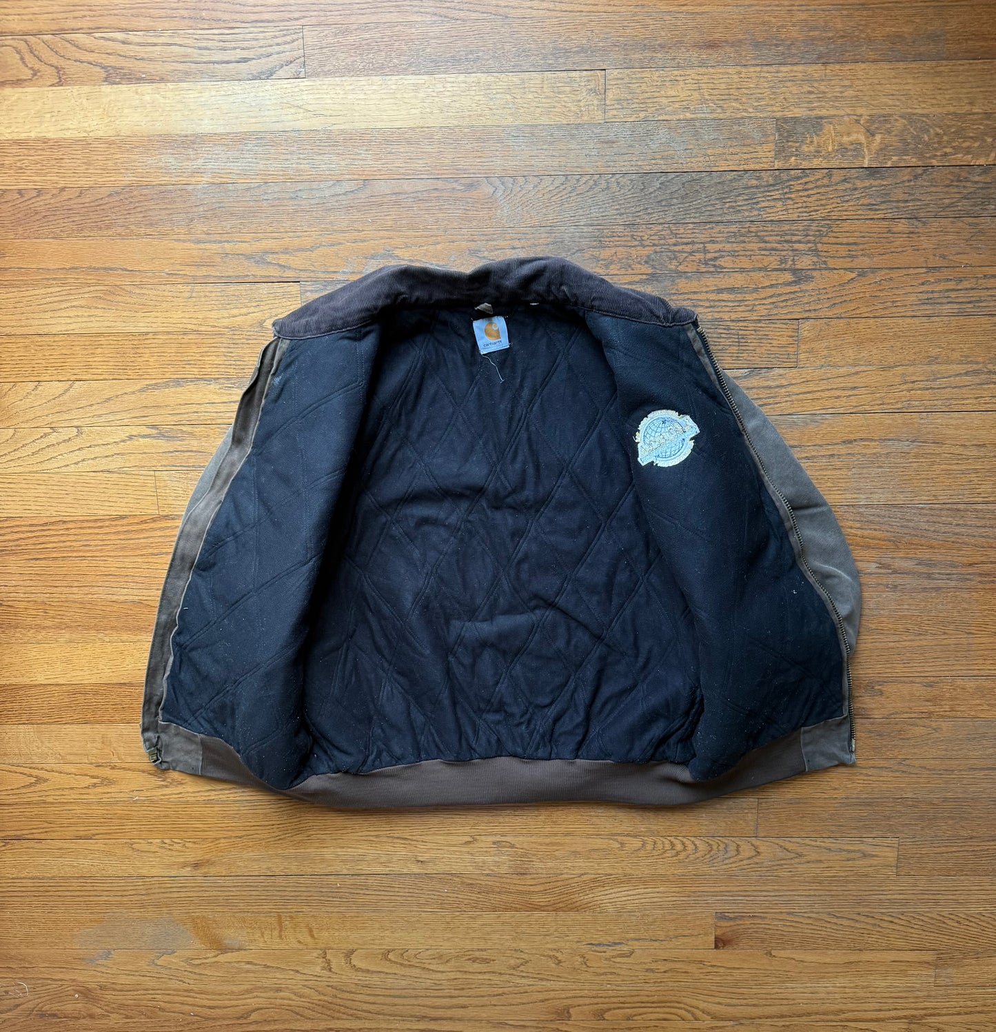 Faded Chestnut Brown Carhartt Santa Fe Jacket - Large