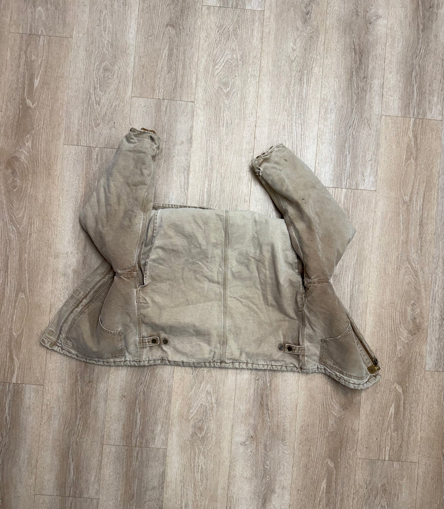 Faded Brown Carhartt Arctic Jacket - Boxy Medium