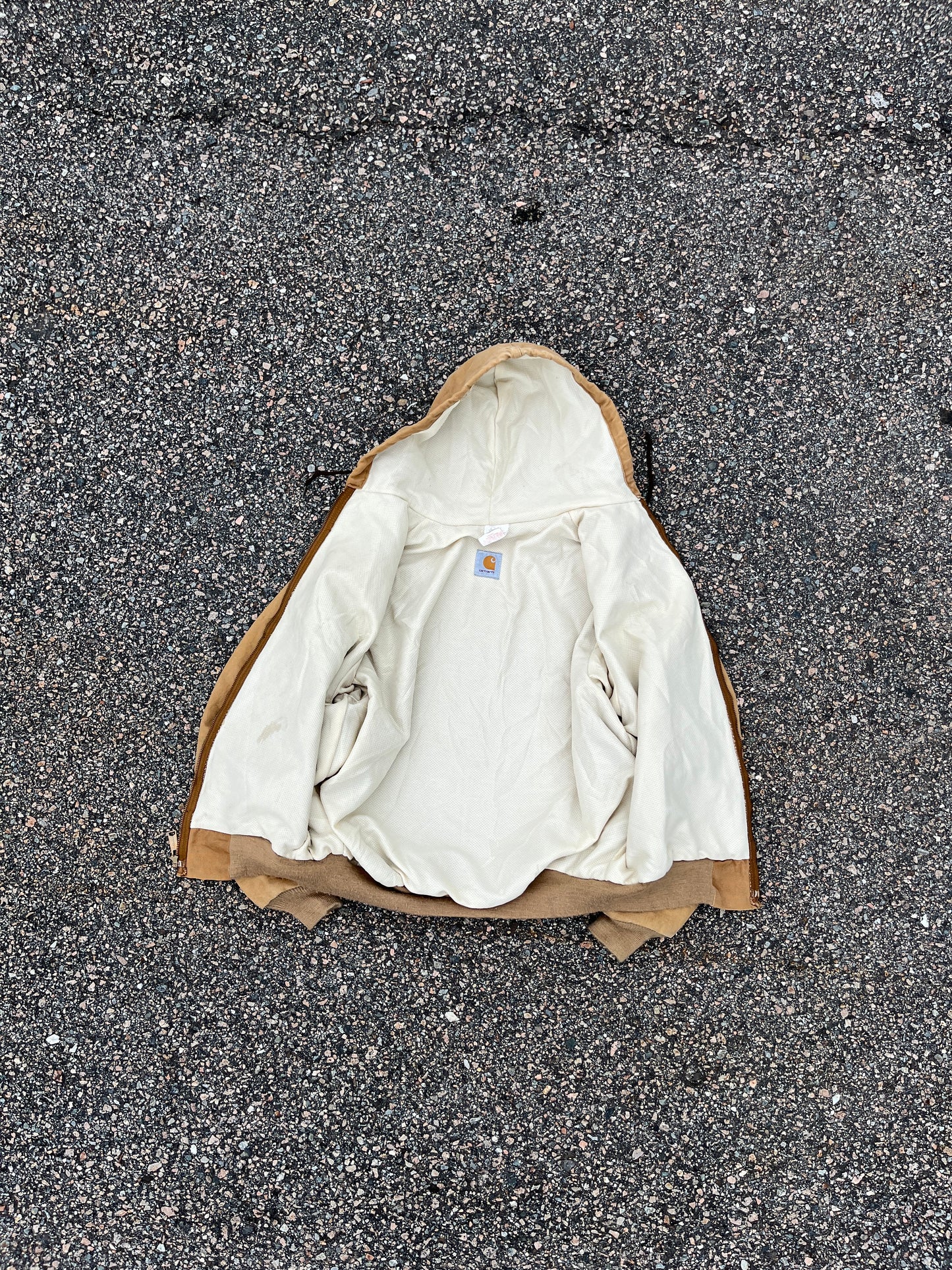 褪色棕褐色 Carhartt 运动夹克 - 中号