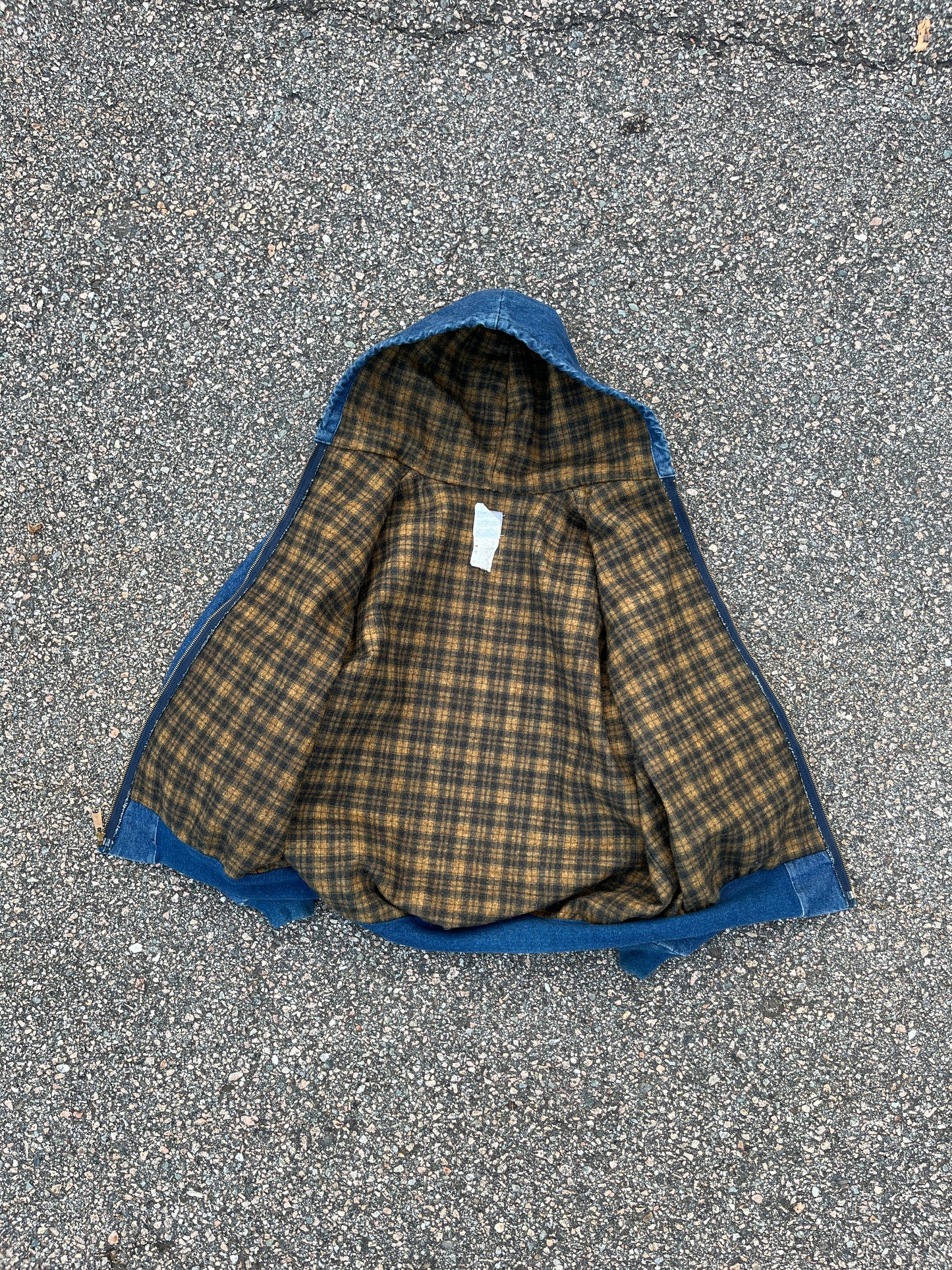 褪色牛仔布 Carhartt 运动夹克 - 2XL