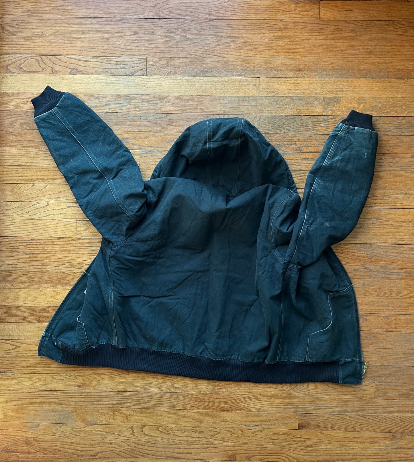 Faded Black Carhartt Active Jacket - Medium