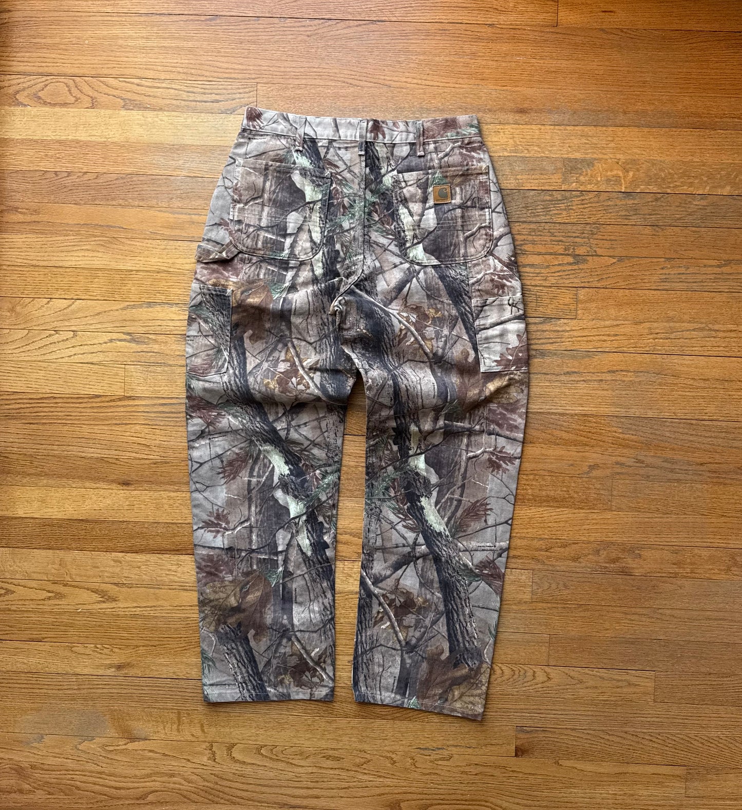 Faded Realtree Carhartt Carpenter Pants - 33 x 31