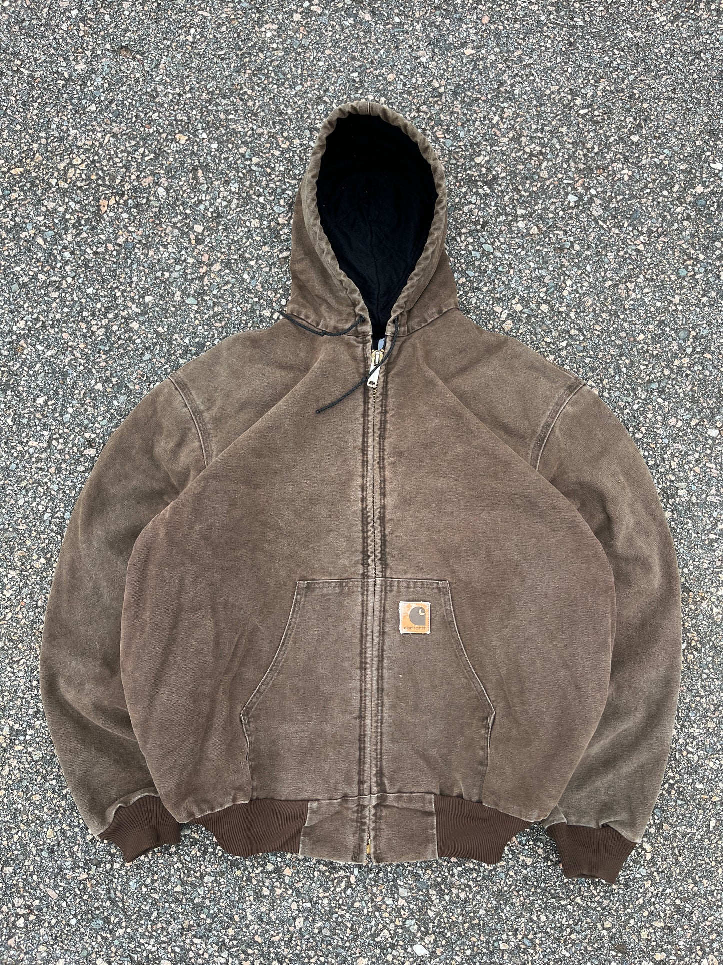 Faded Chestnut Brown Carhartt Active Jacket - XL