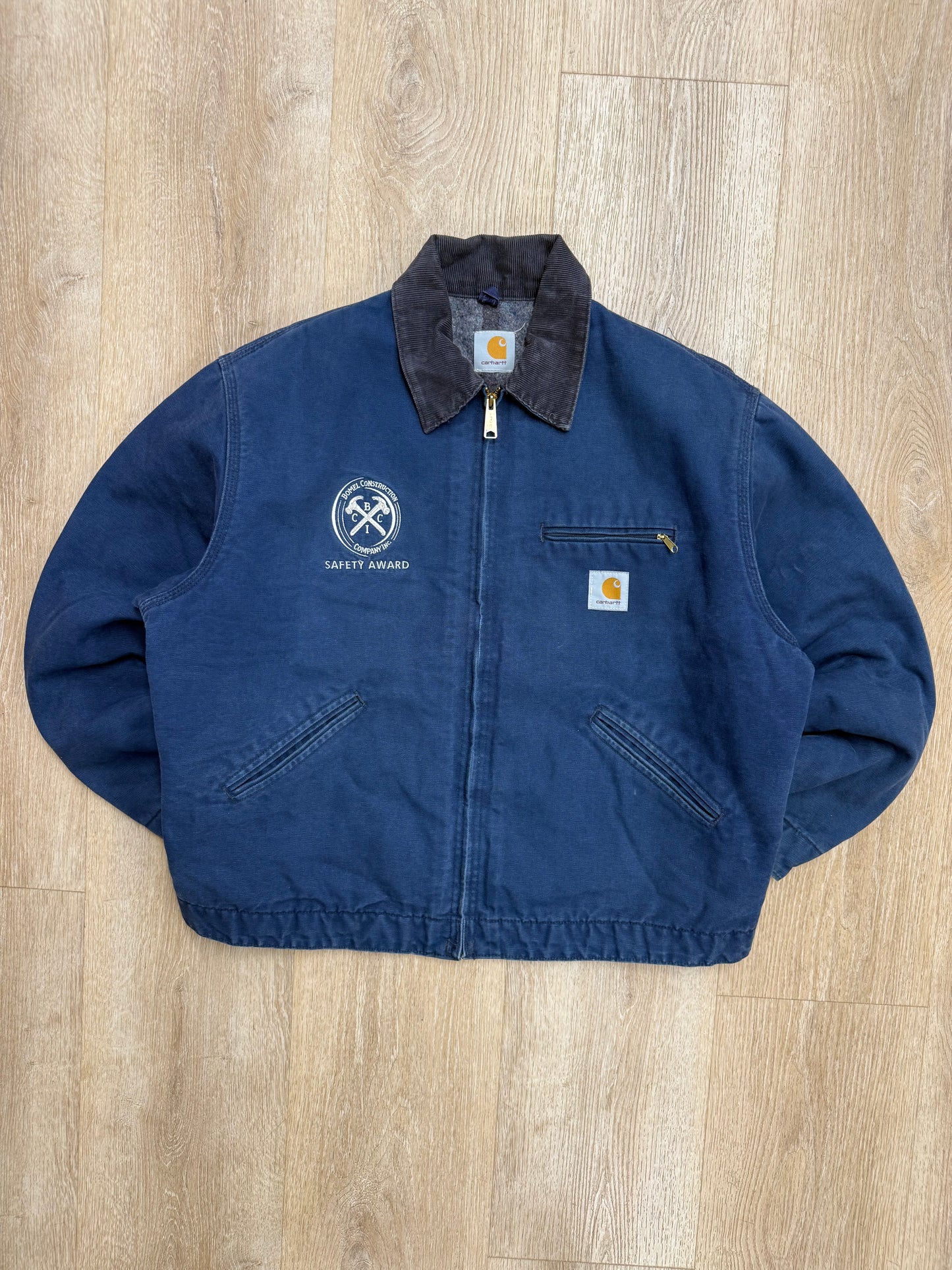 Faded Blue Carhartt Detroit Jacket - XL