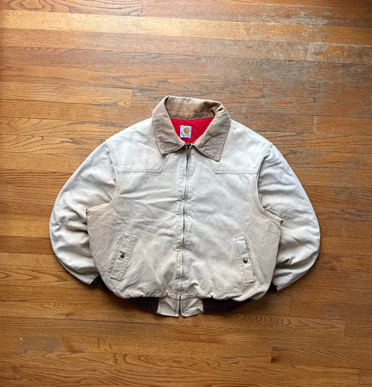 Faded Tan Carhartt Santa Fe Jacket - XL