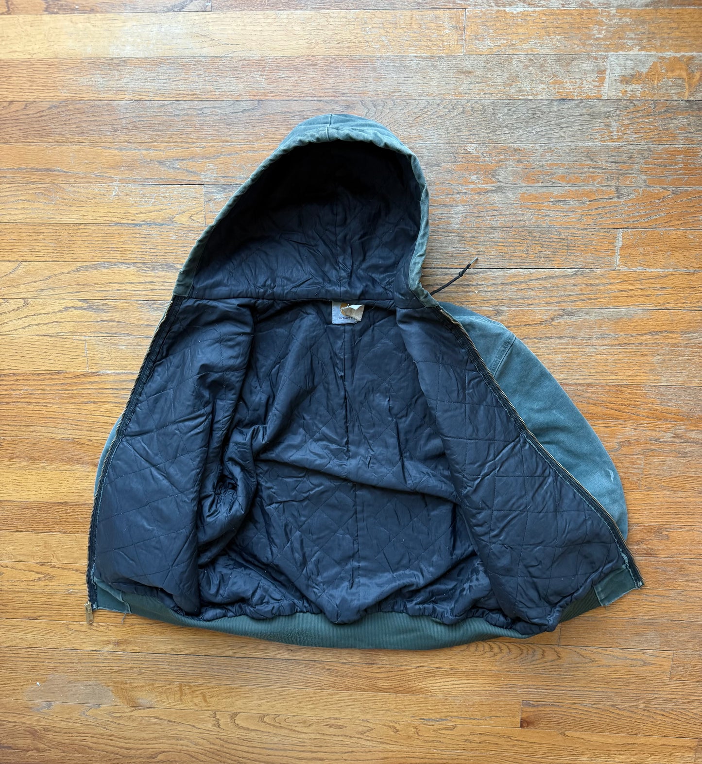 Faded Hunter Green Carhartt Active Jacket - Medium