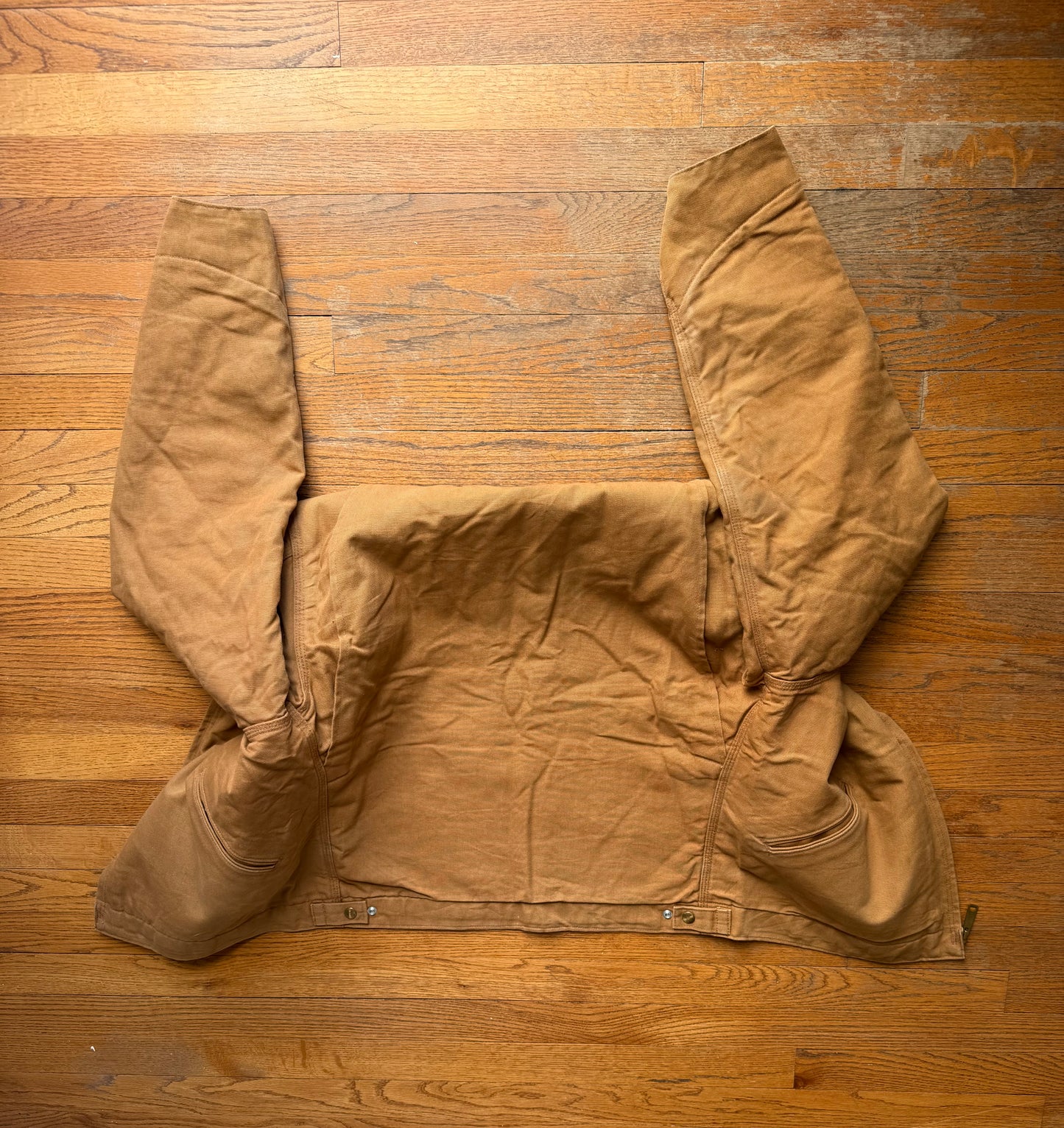 Faded Brown Carhartt Detroit Jacket - Medium