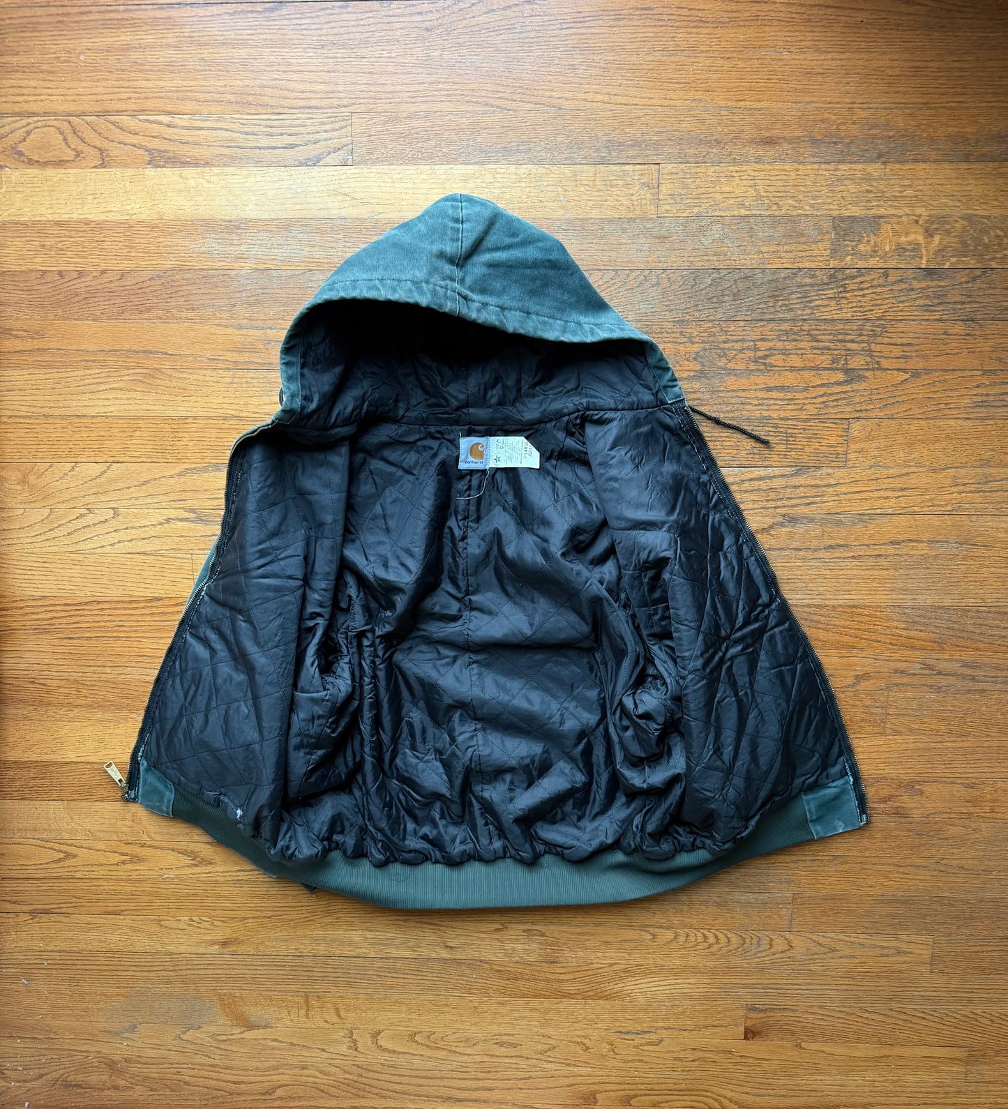 Faded Hunter Green Carhartt Active Jacket - Boxy Large