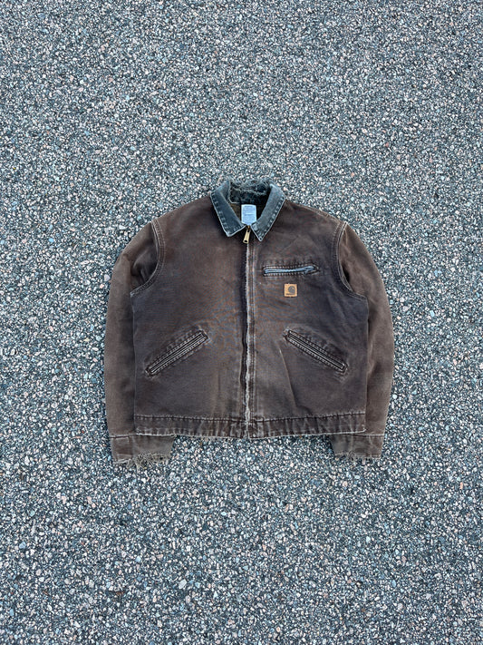 Faded Brown Carhartt Detroit Jacket - Medium