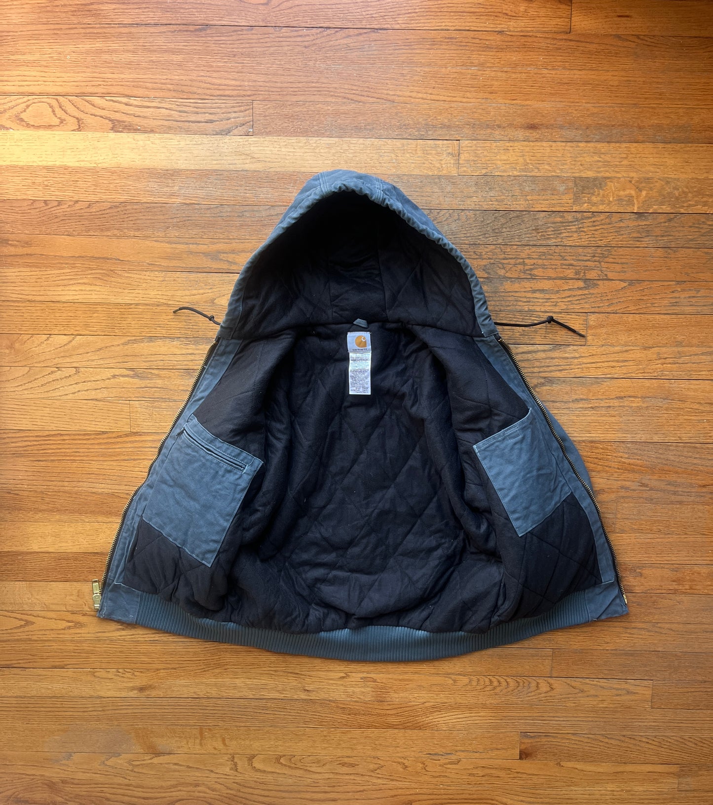 Faded Storm Blue Carhartt Active Jacket - Small