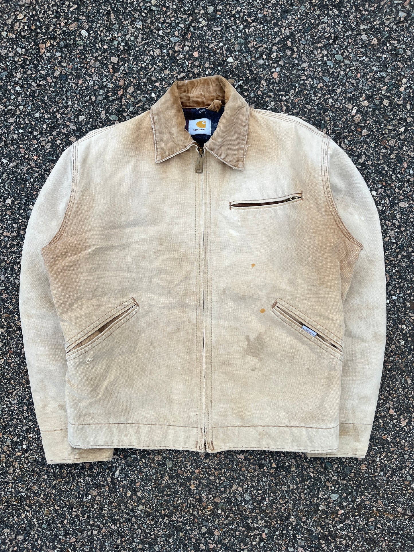 80’s Faded Brown Carhartt Detroit Jacket - Small