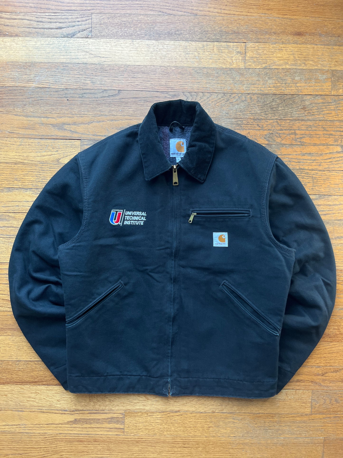 Faded Black Carhartt Detroit Jacket - Small