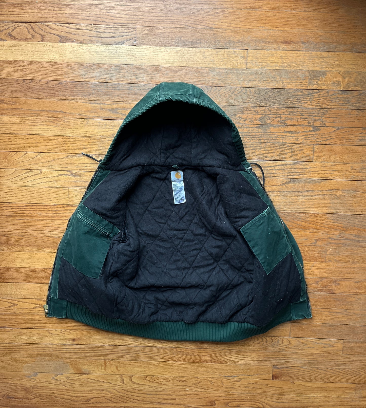 Faded Spruce Green Carhartt Active Jacket - Small