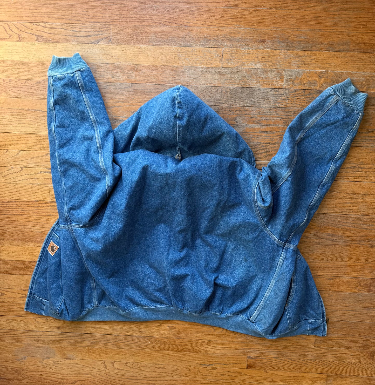 Faded Denim Carhartt Active Jacket - 3XL
