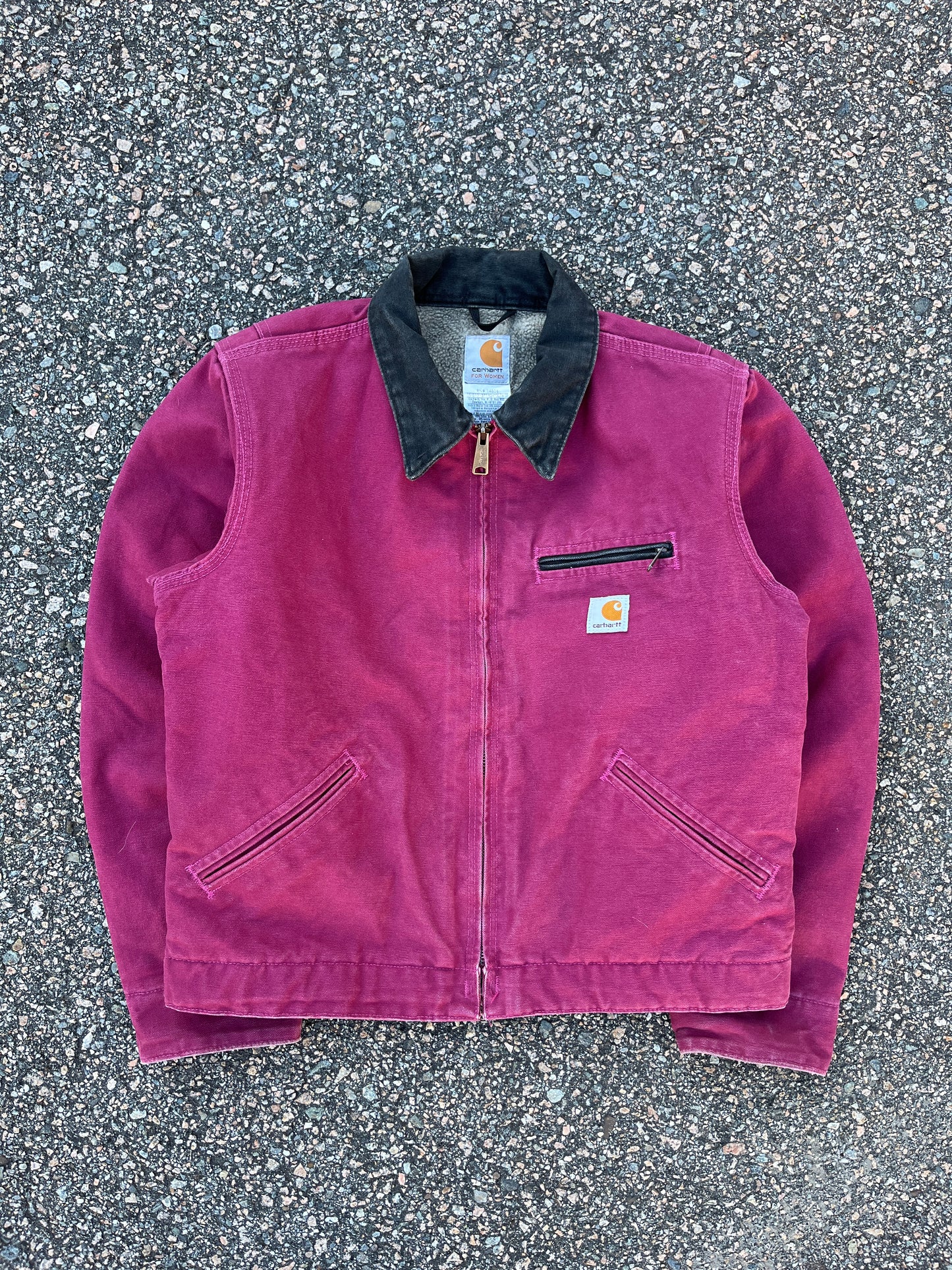 Faded Raspberry Carhartt Detroit Jacket - Small