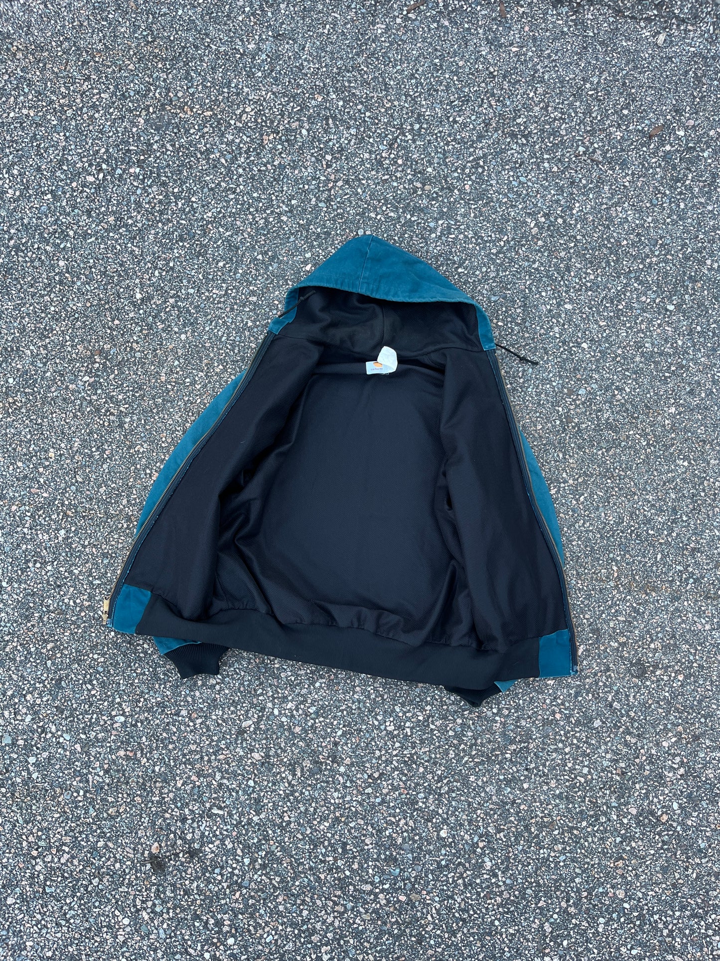 褪色水蓝色 Carhartt 运动夹克 - 中号