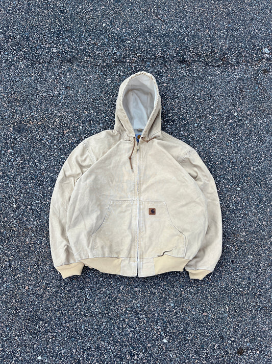 Faded Beige Carhartt Active Jacket - XL