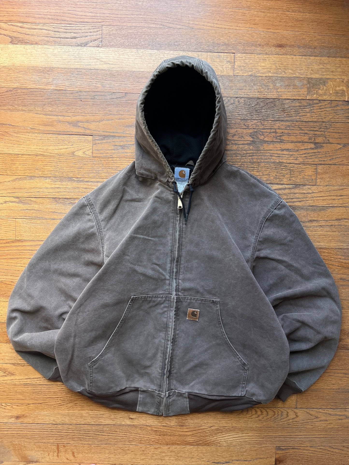 Faded Chestnut Brown Carhartt Active Jacket - XL