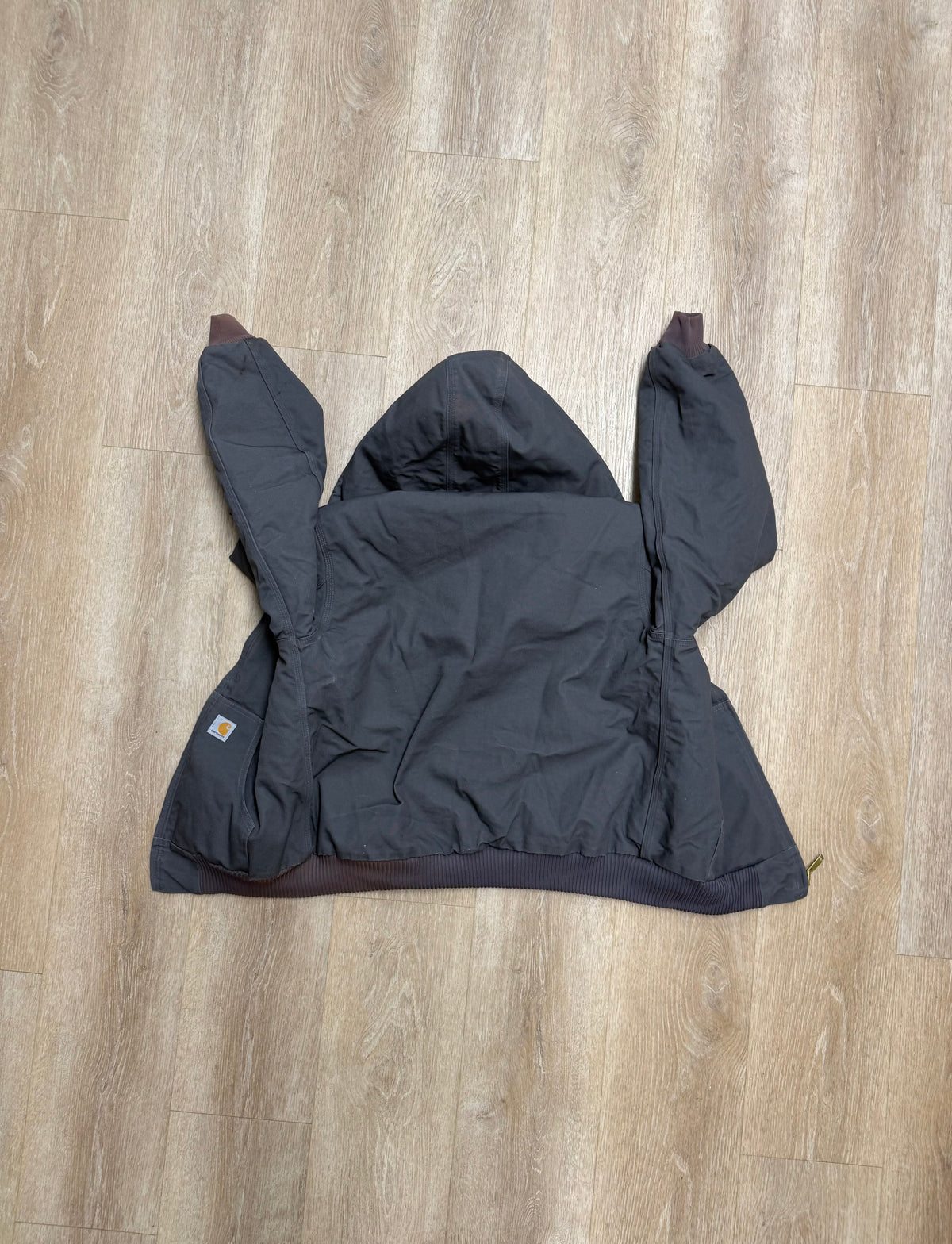 Faded Gravel Grey Carhartt Active Jacket - Medium