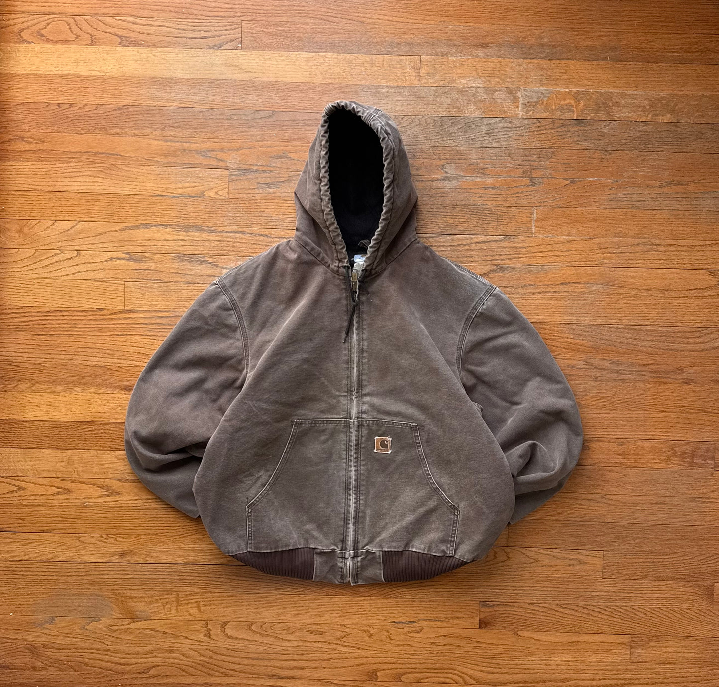 Faded Chestnut Brown Carhartt Active Jacket - XL