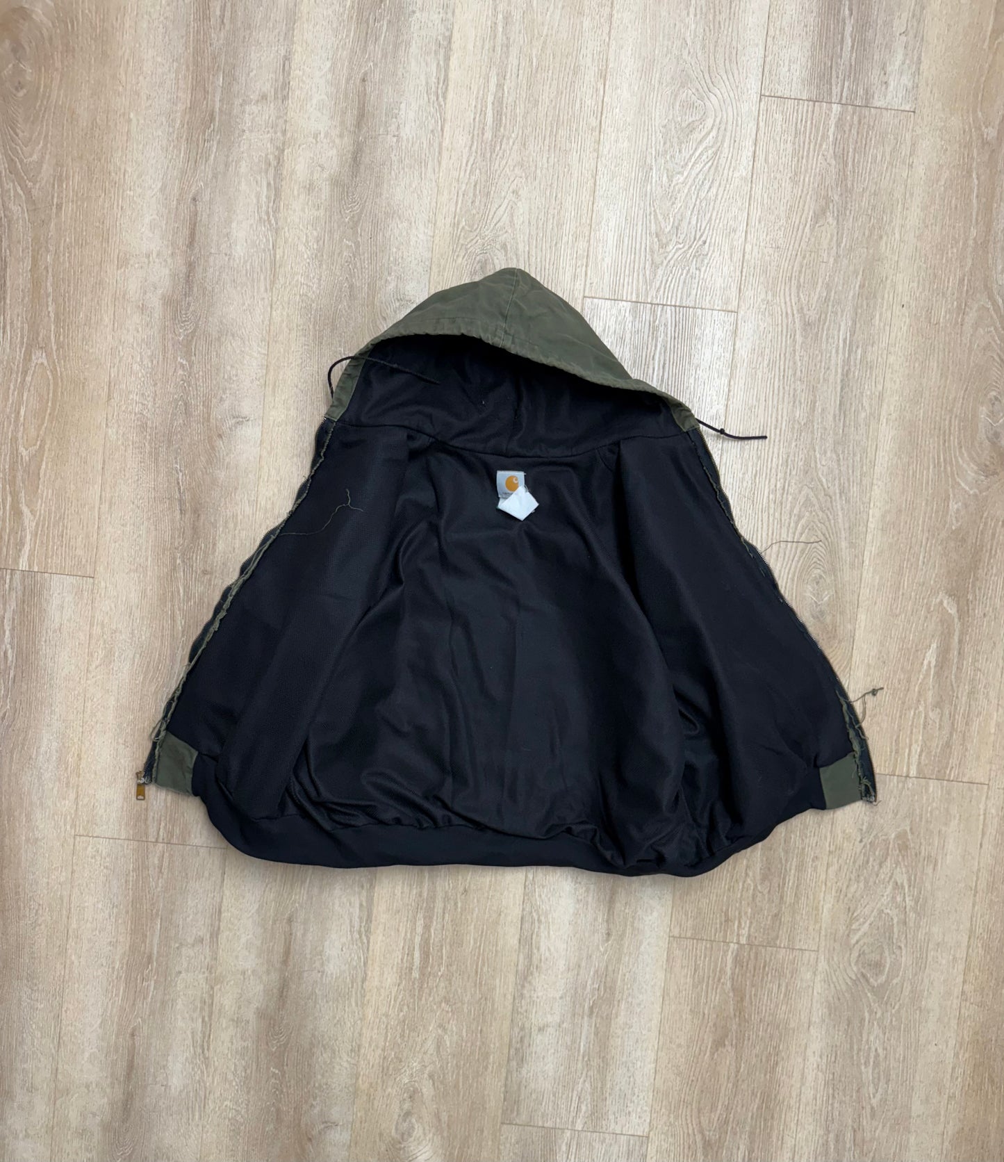 Faded Olive Green Carhartt Active Jacket - Boxy 2XL