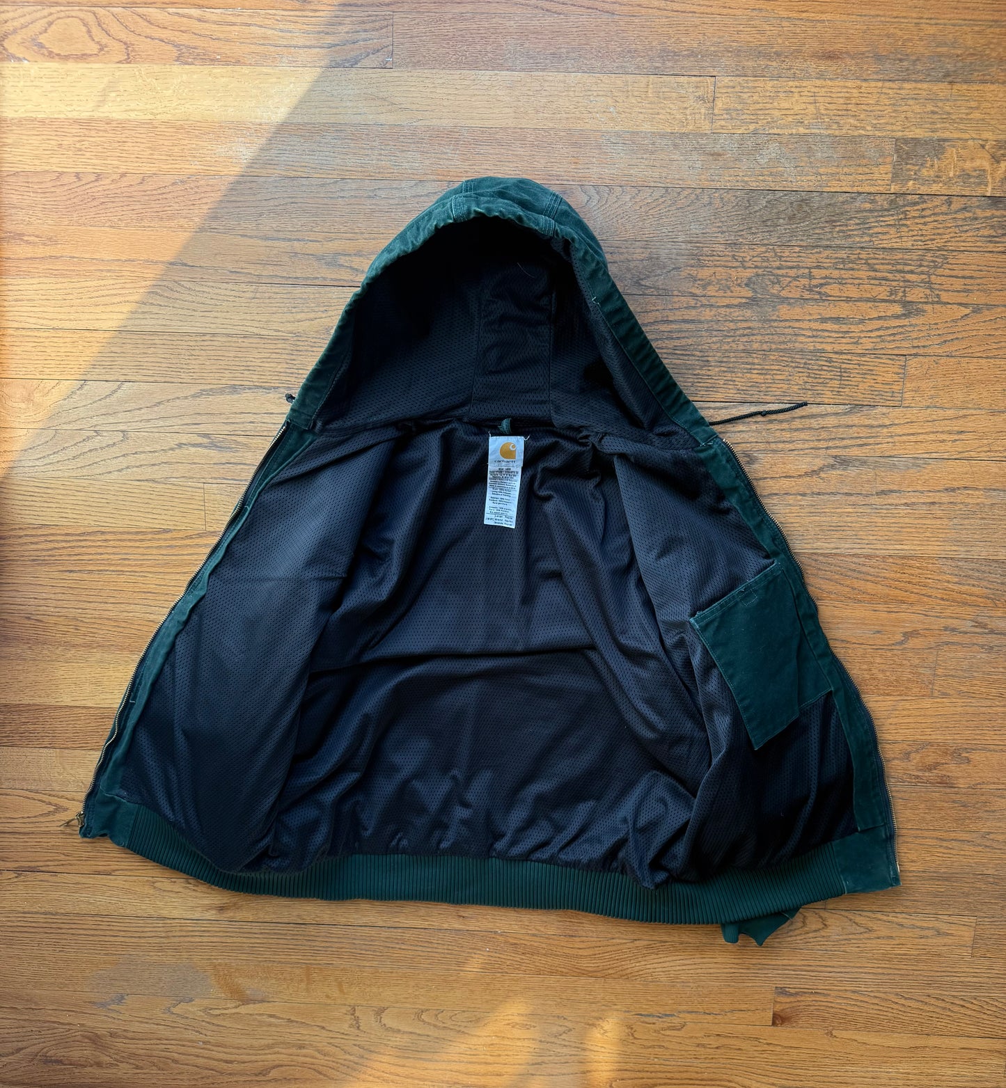 Faded Spruce Green Carhartt Active Jacket - Large