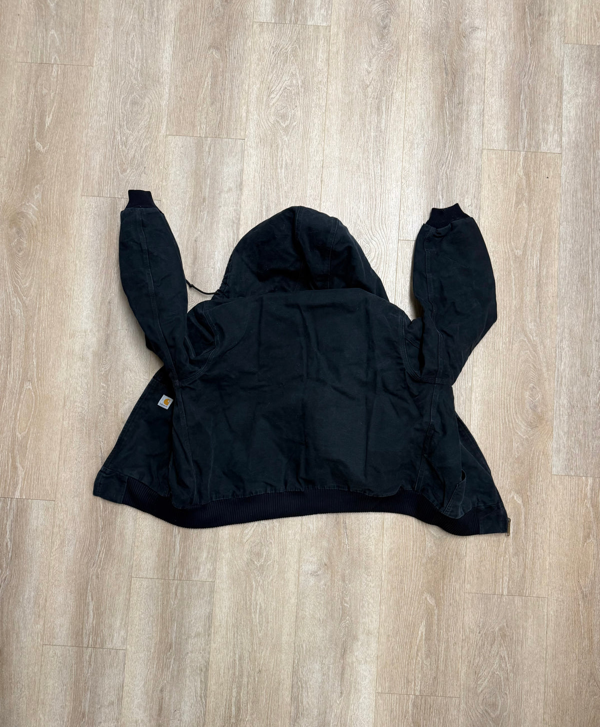 Faded Black Carhartt Active Jacket - Large