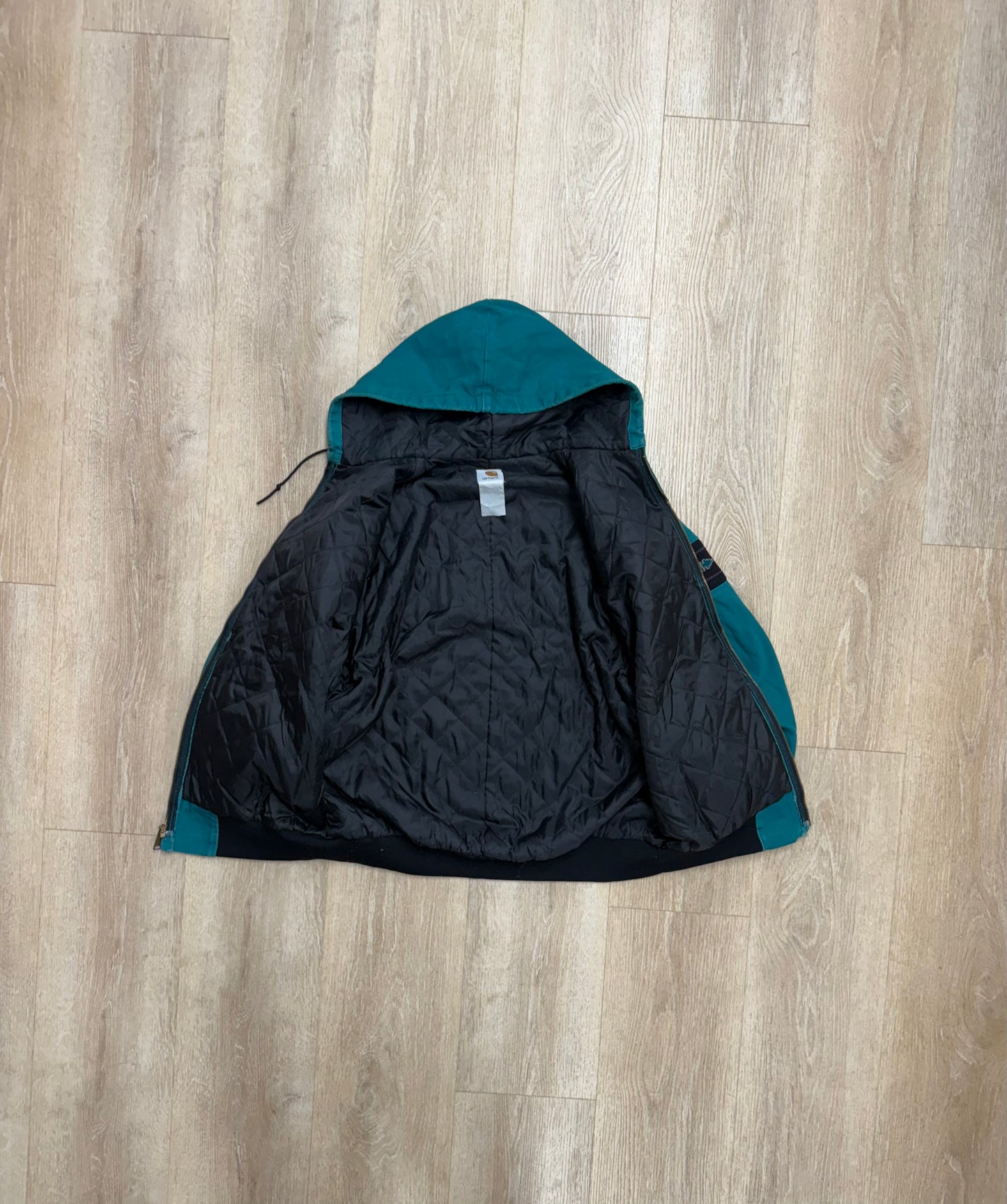 Faded Aqua Southwest Aztec Carhartt Active Jacket - Large