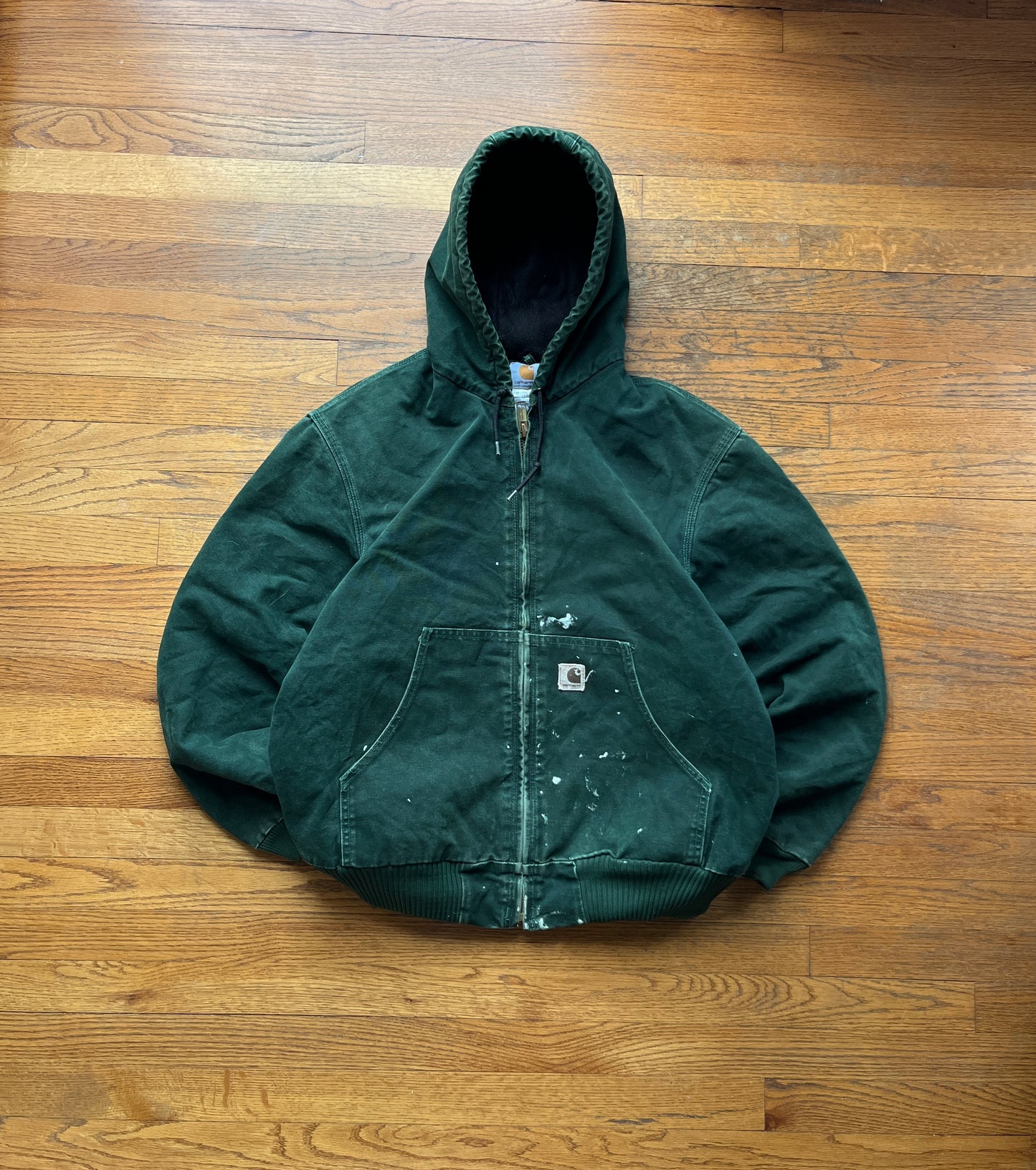 Faded Spruce Green Carhartt Active Jacket - Large