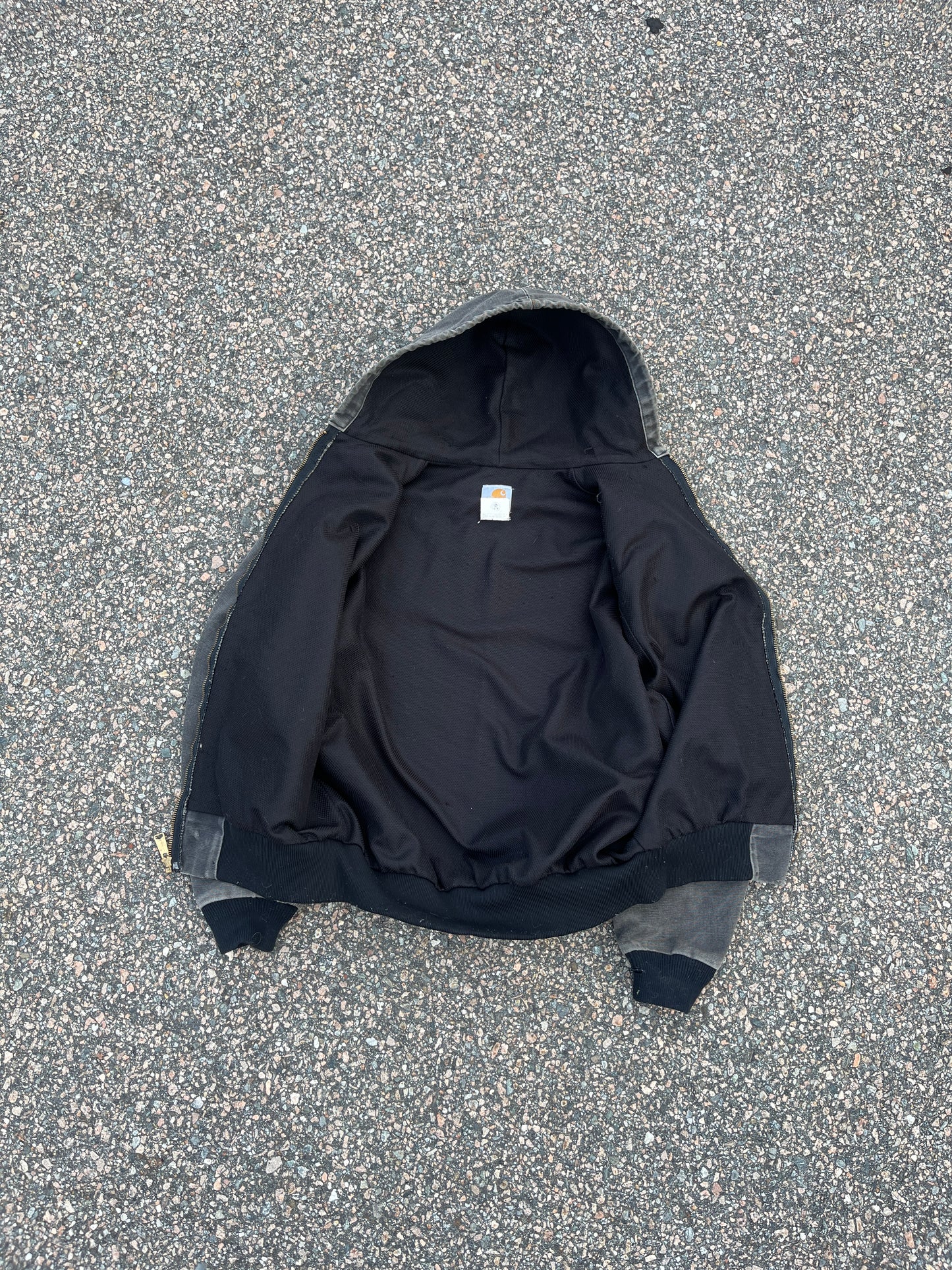 Faded Black Carhartt Active Jacket - Medium