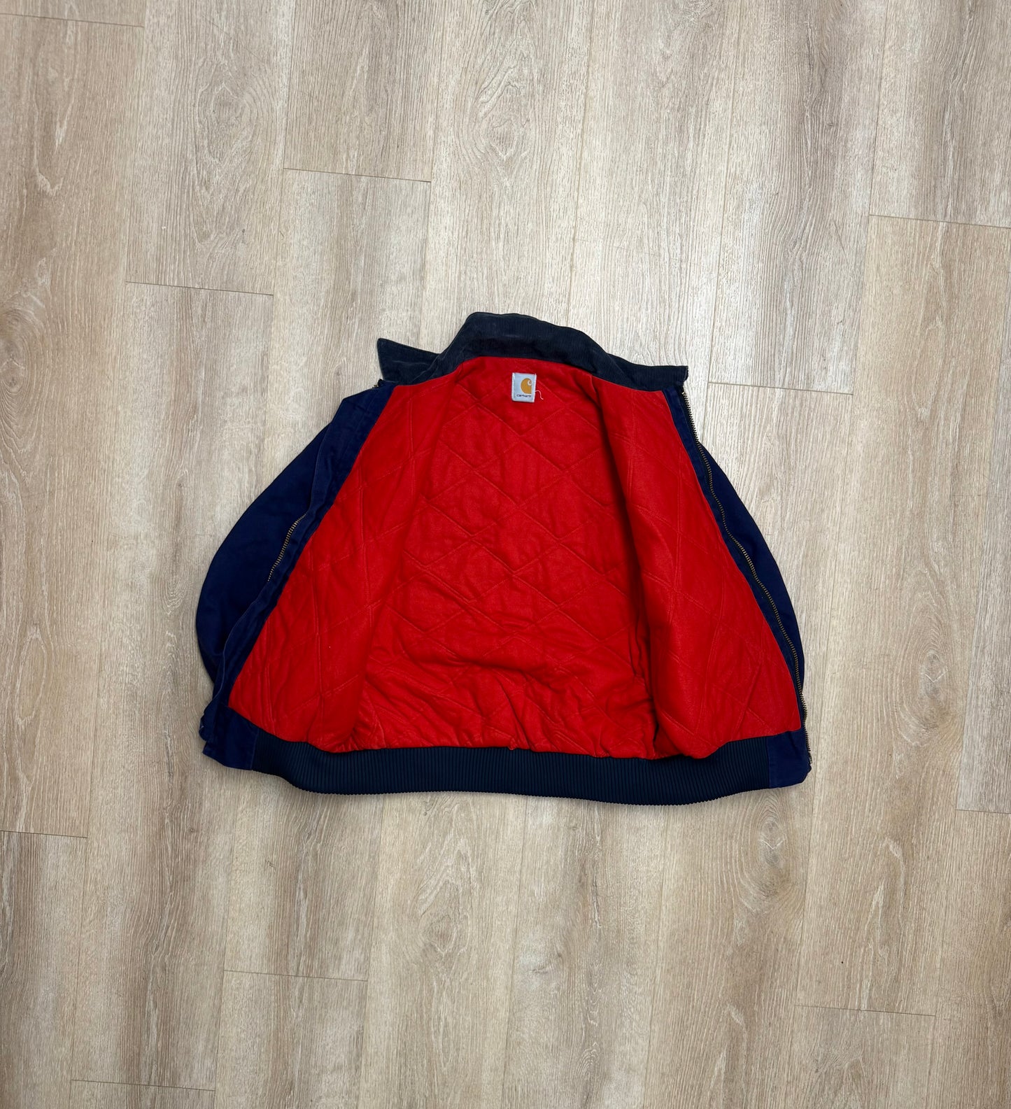 Faded Blue Carhartt Santa Fe Jacket - Medium