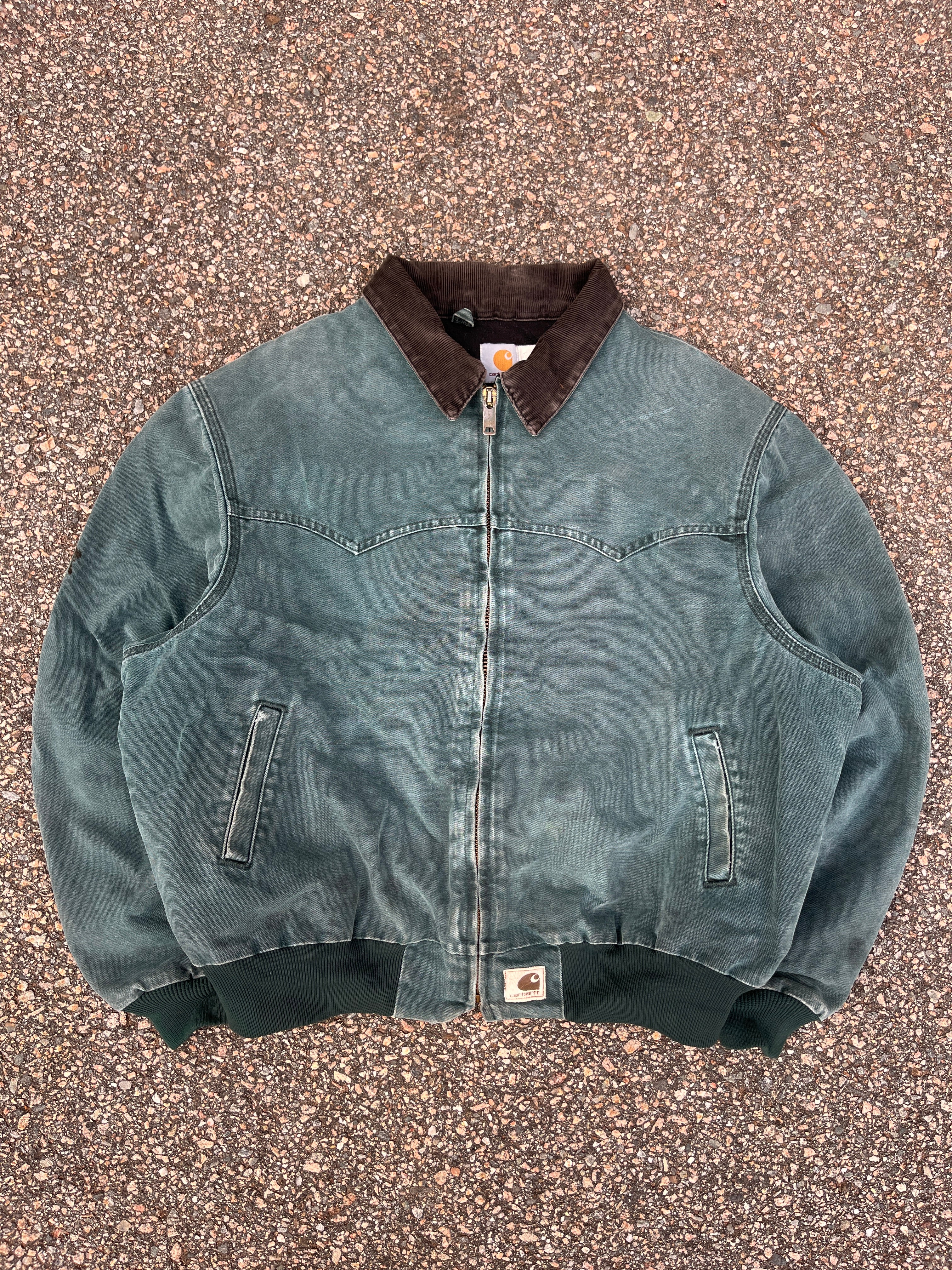 Faded Hunter Green Carhartt Santa Fe Jacket - Boxy XL – VTG By Mike