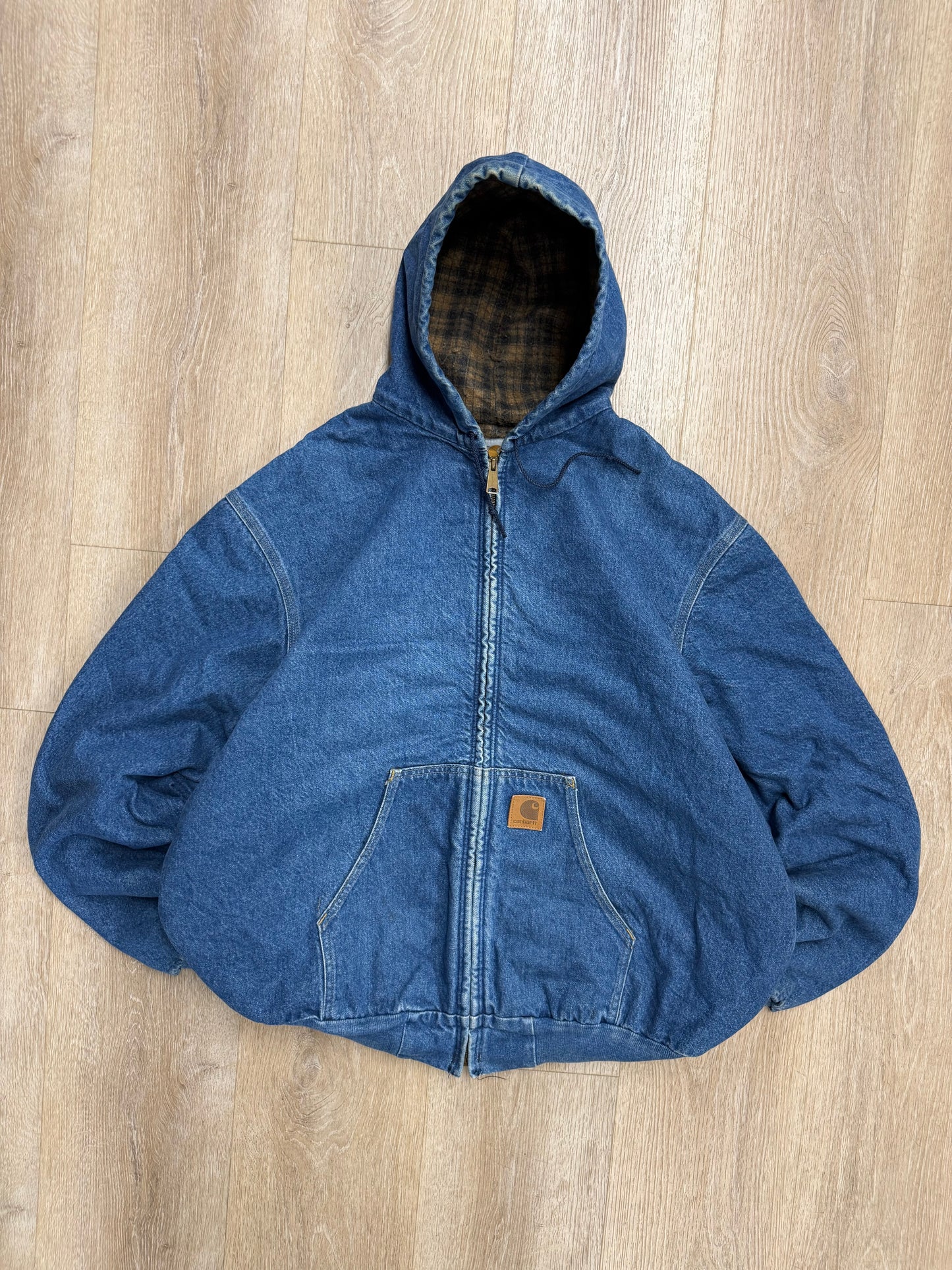 Faded Denim Carhartt Active Jacket - 3XL