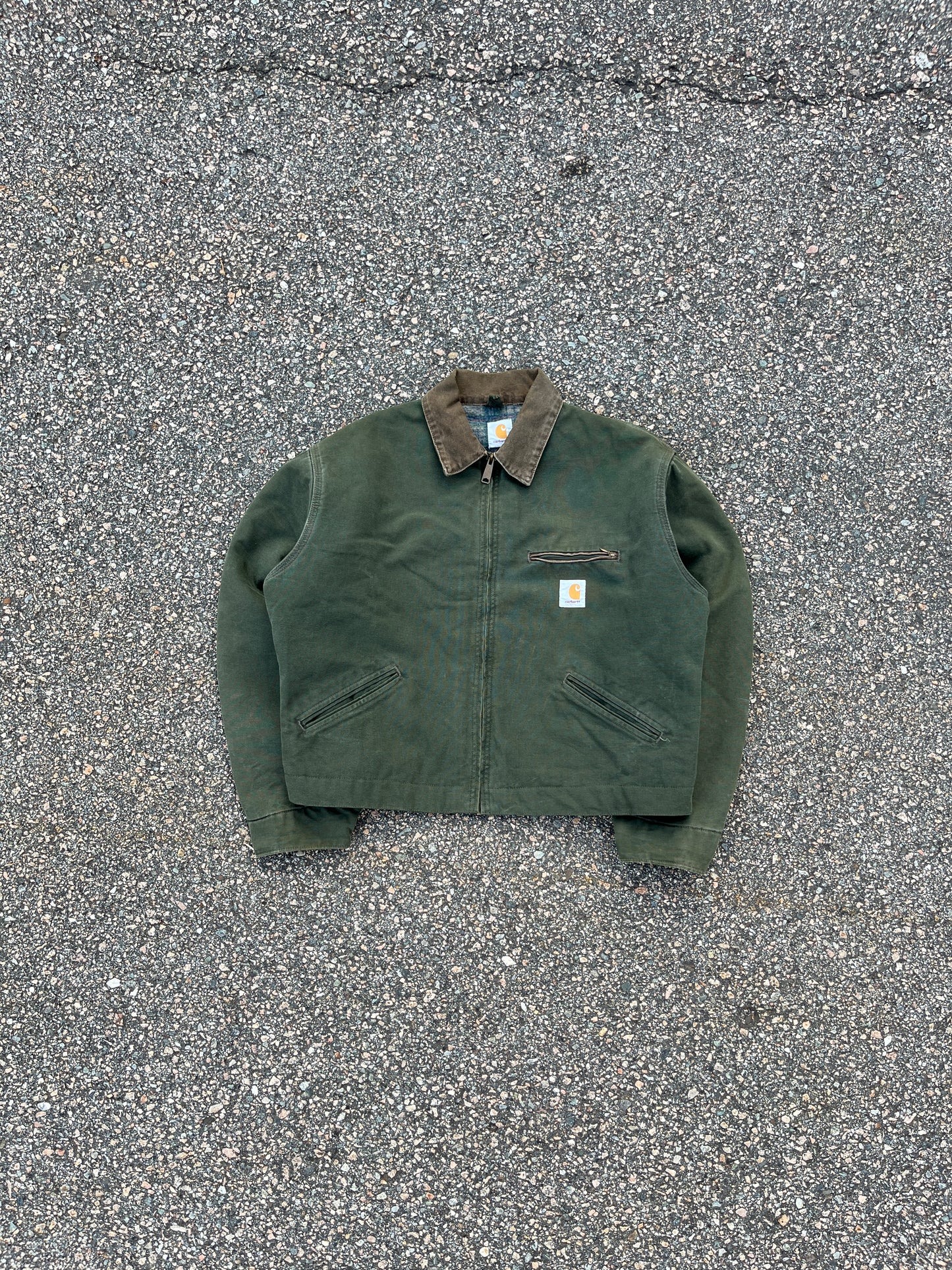 褪色橄榄绿色 Carhartt Detroit 夹克 - Boxy ML