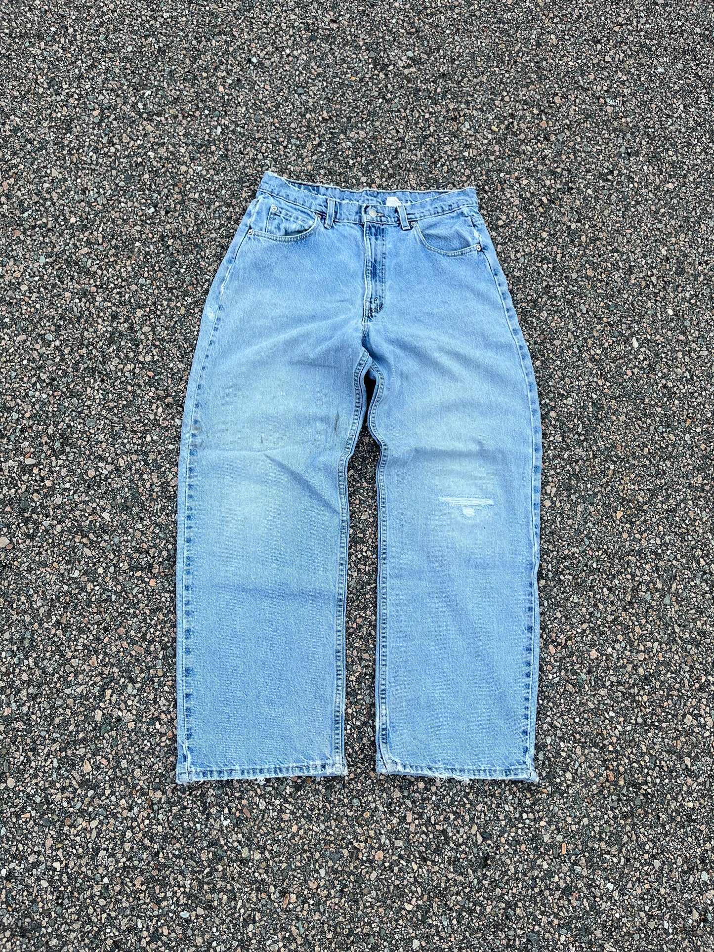 Levi's 500 银色标签褪色牛仔裤 - 32 x 31