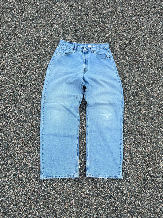 Levi's 500 银色标签褪色牛仔裤 - 32 x 31