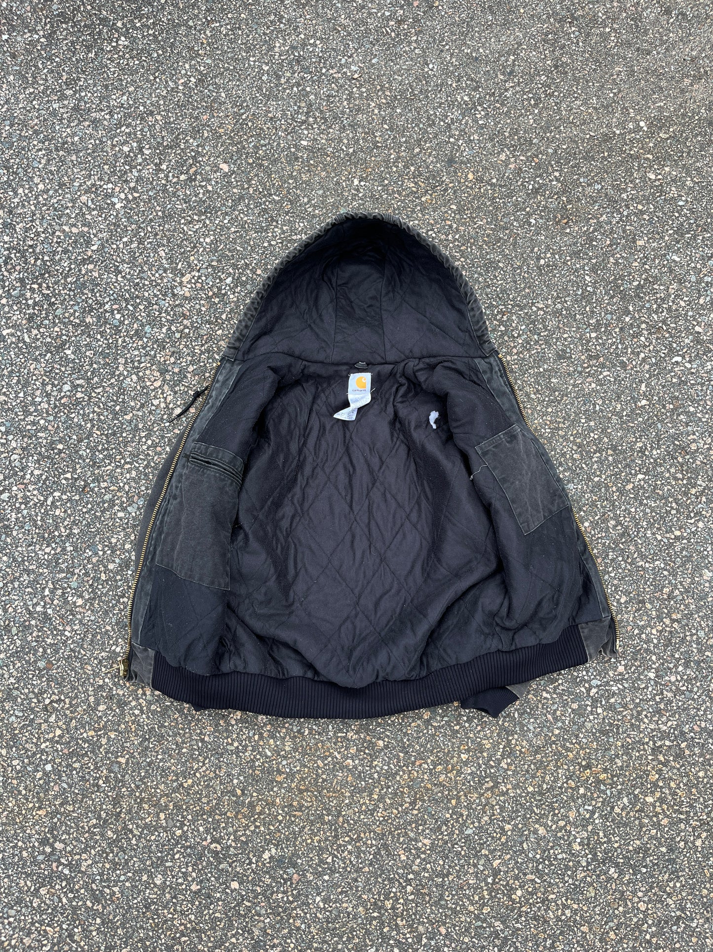 Faded Black Carhartt Active Jacket - Small