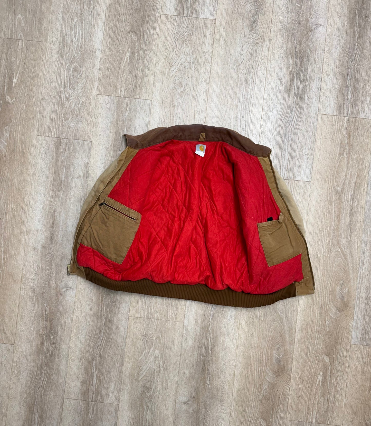 Faded Brown Carhartt Santa Fe Jacket - Fits M-L