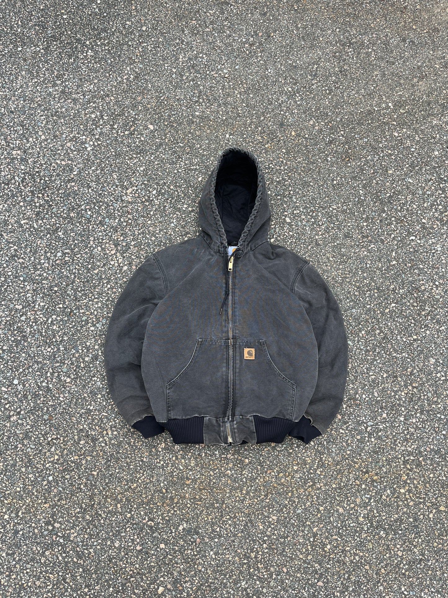 Faded Black Carhartt Active Jacket - Small